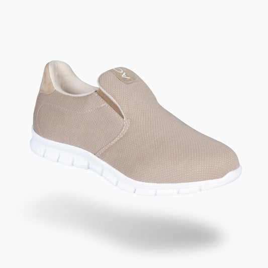 AIR - zapatilla calcetín de mujer TAUPE