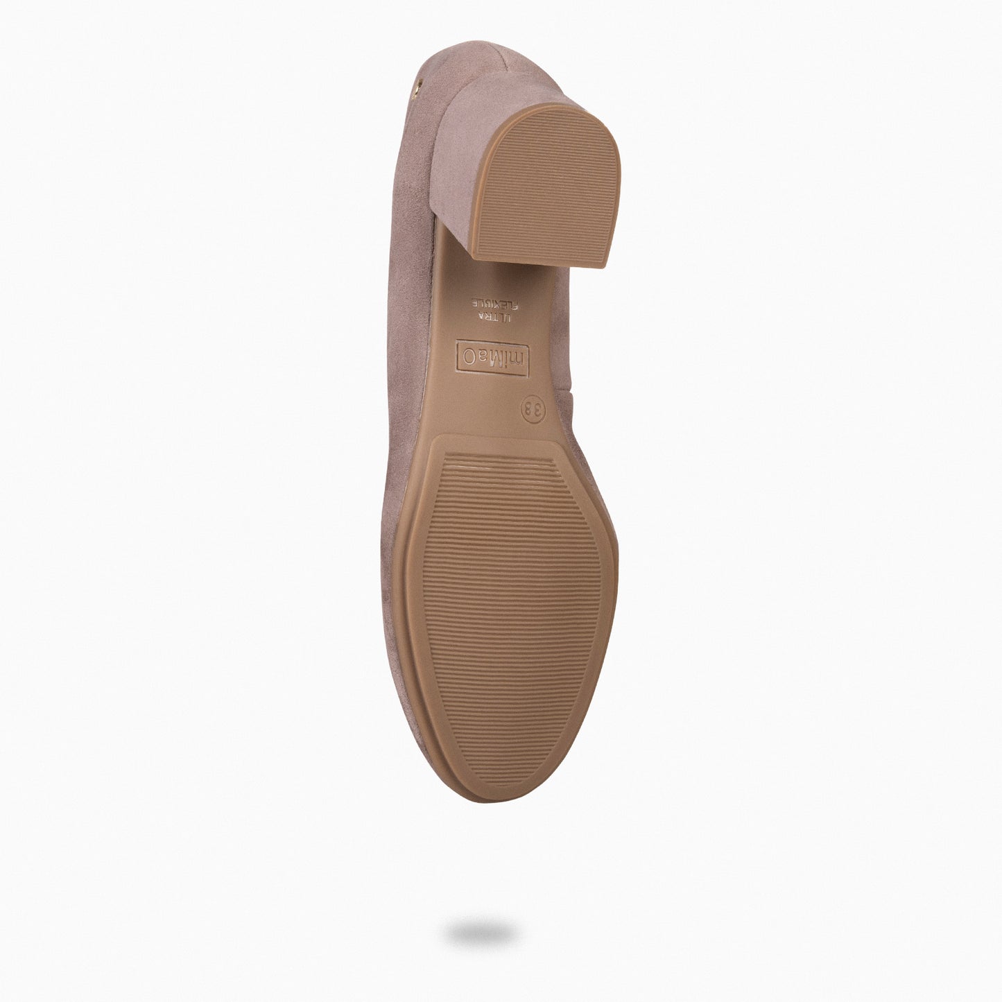 URBAN REDONDO - Zapatos de tacón de ante TAUPE