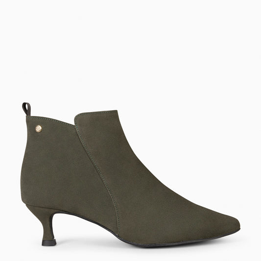 ROYAL – Bottines à petit talon VERT