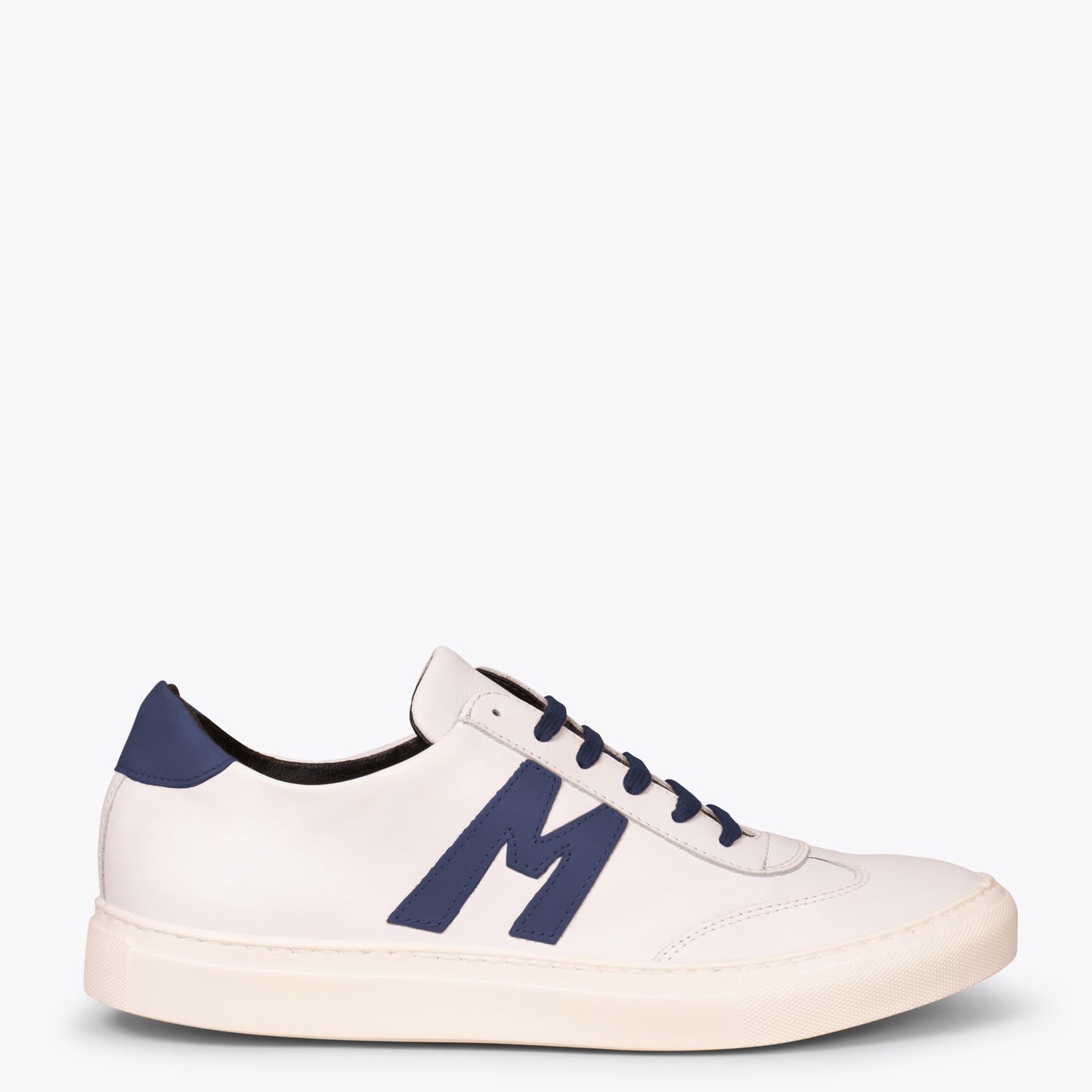 MÓNACO Zapatillas casual de hombre con logo en AZUL