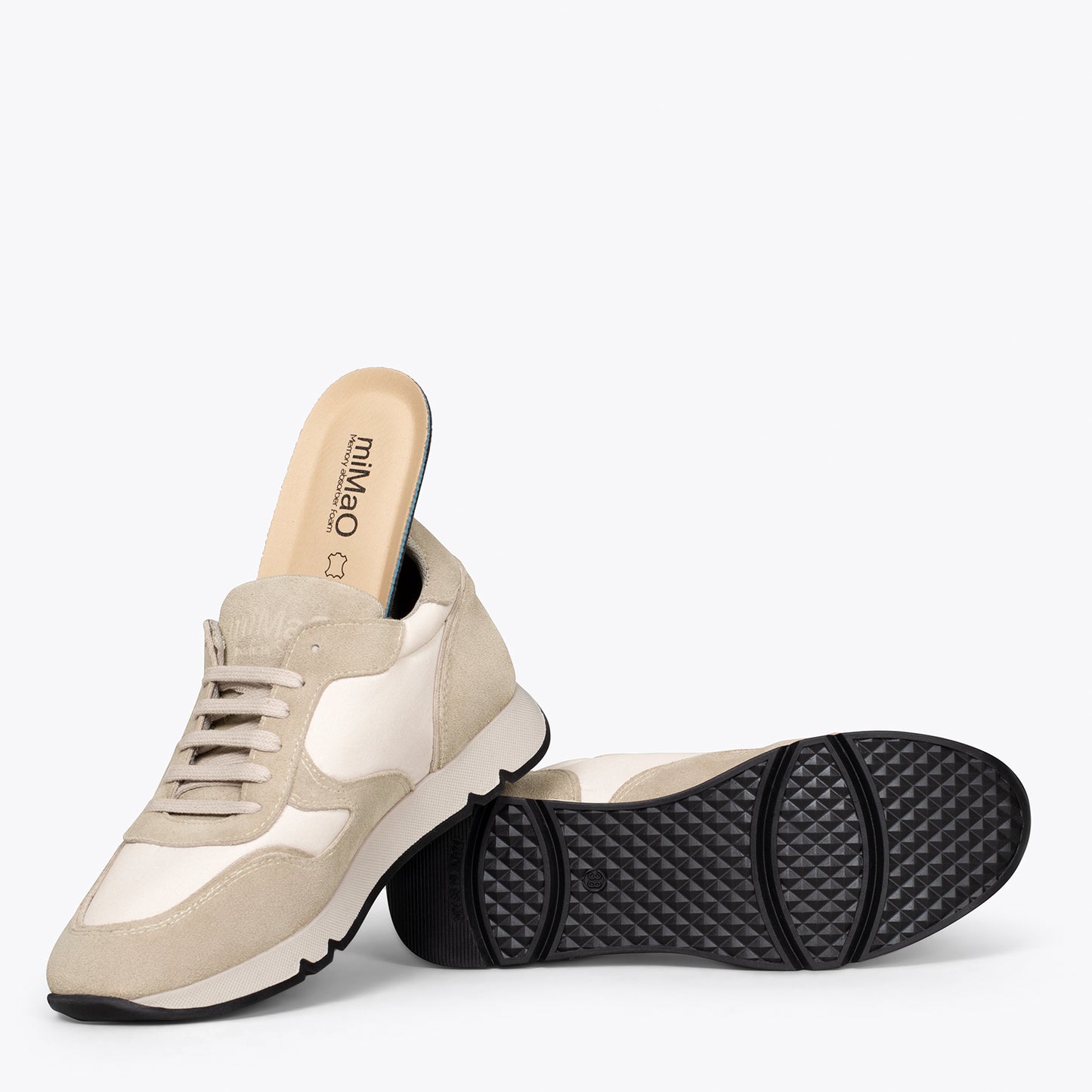 Baskets femme SPORTS BEIGE 