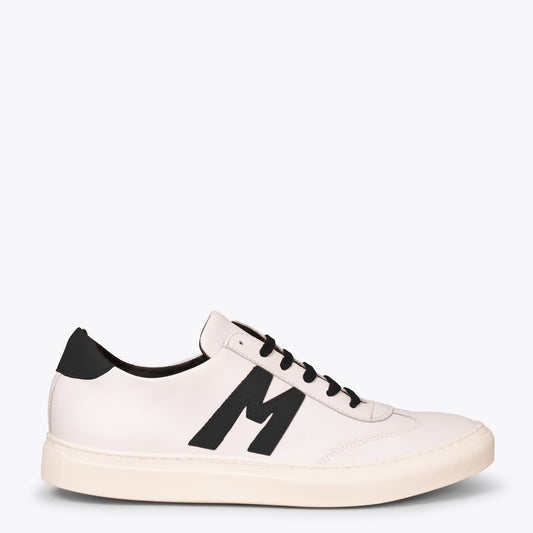 MÓNACO Zapatillas casual de hombre con logo en NEGRO