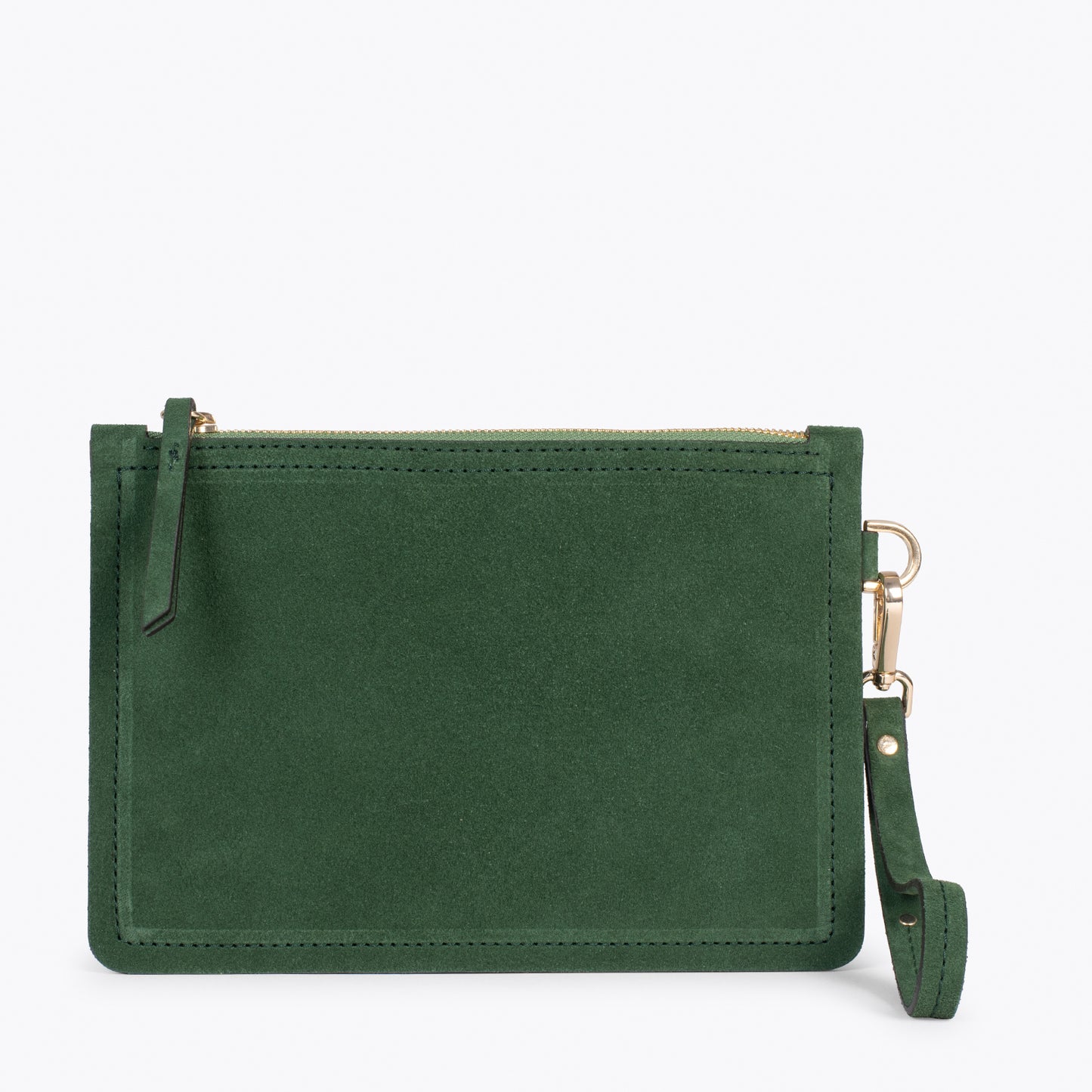 URBAN - Bolso de piel tipo clutch VERDE