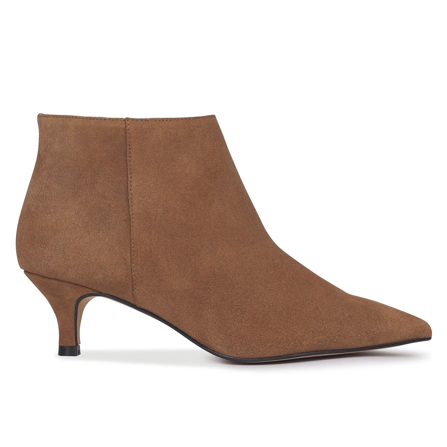 OUTFIT - Bota feminina com salto chupeta CAMEL 