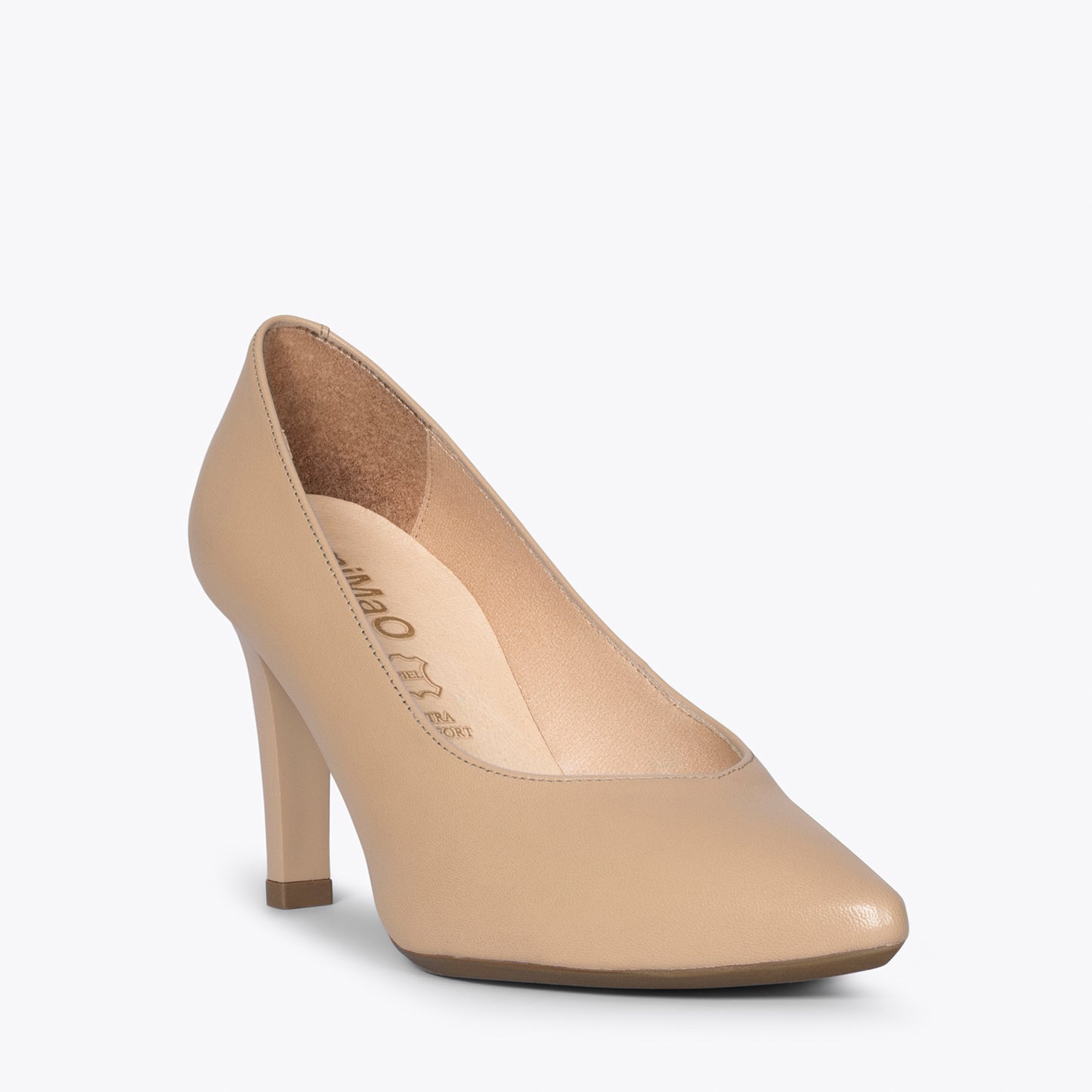 GLAM Sapatos elegantes de salto alto CAMEL 