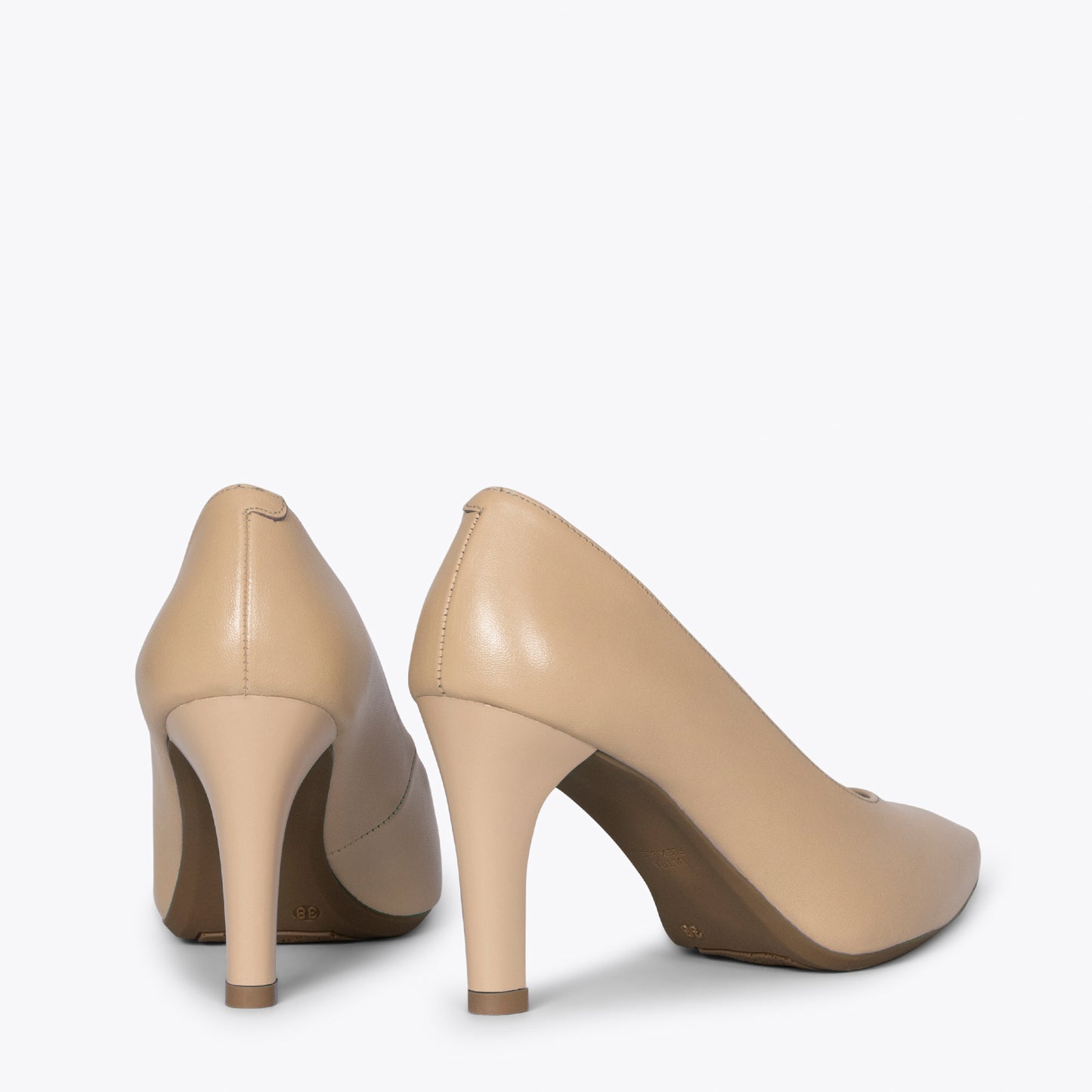 GLAM Sapatos elegantes de salto alto CAMEL 