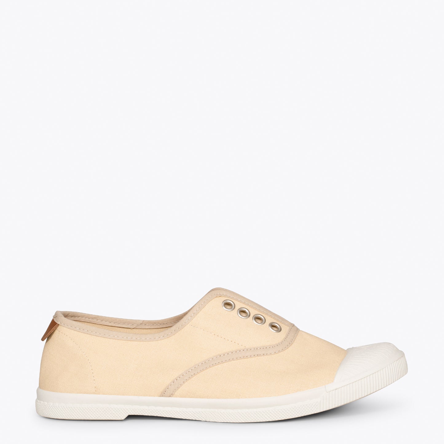 WAY Zapatillas sin cordones de lona BEIGE