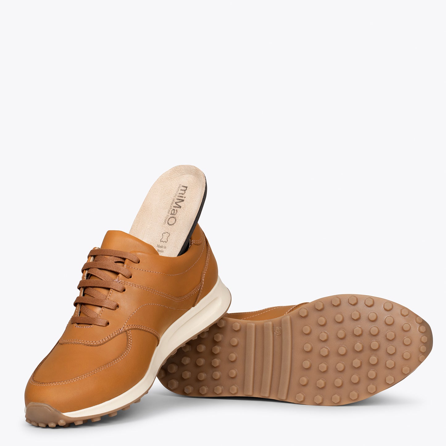 YORK Zapatillas de vestir para hombre MARRÓN