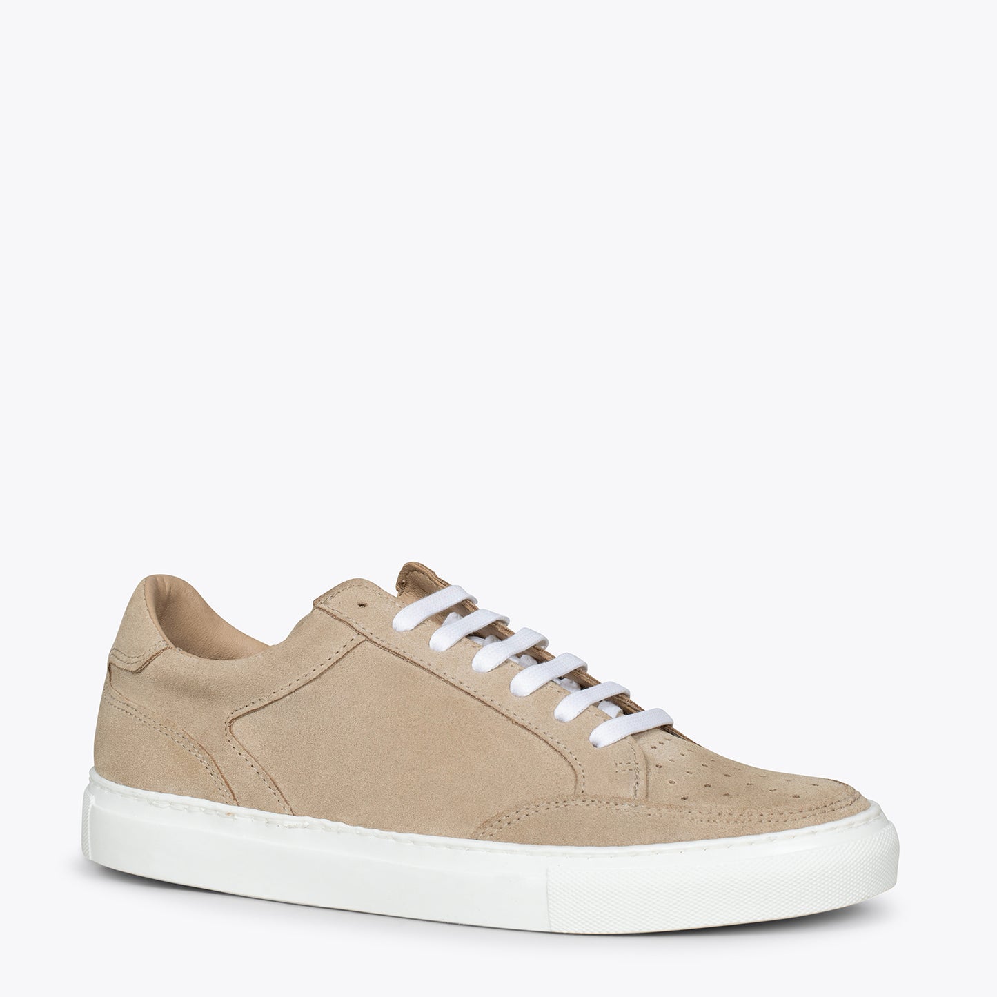 DUBLÍN Zapatillas de piel para hombre CAMEL