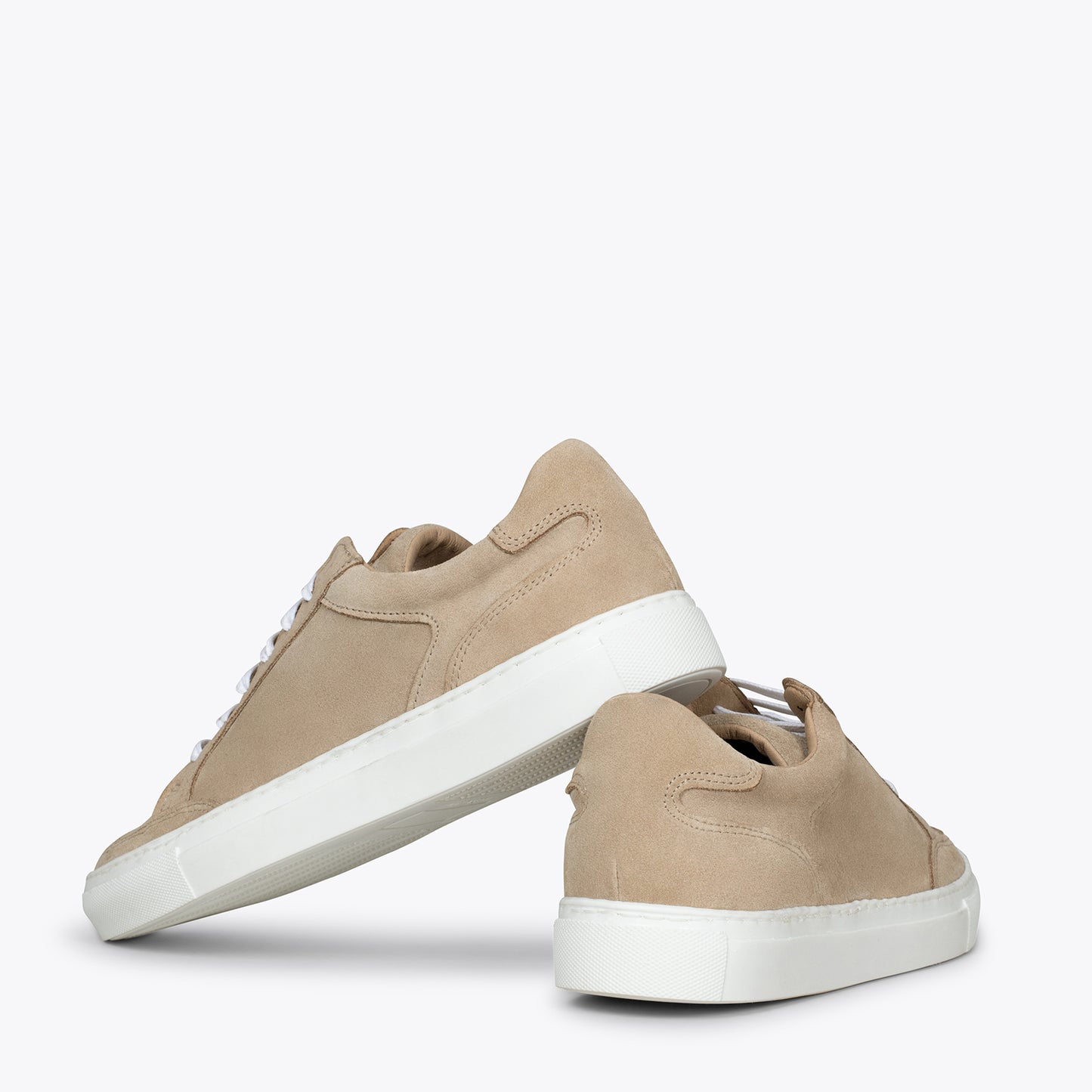 DUBLÍN Zapatillas de piel para hombre CAMEL