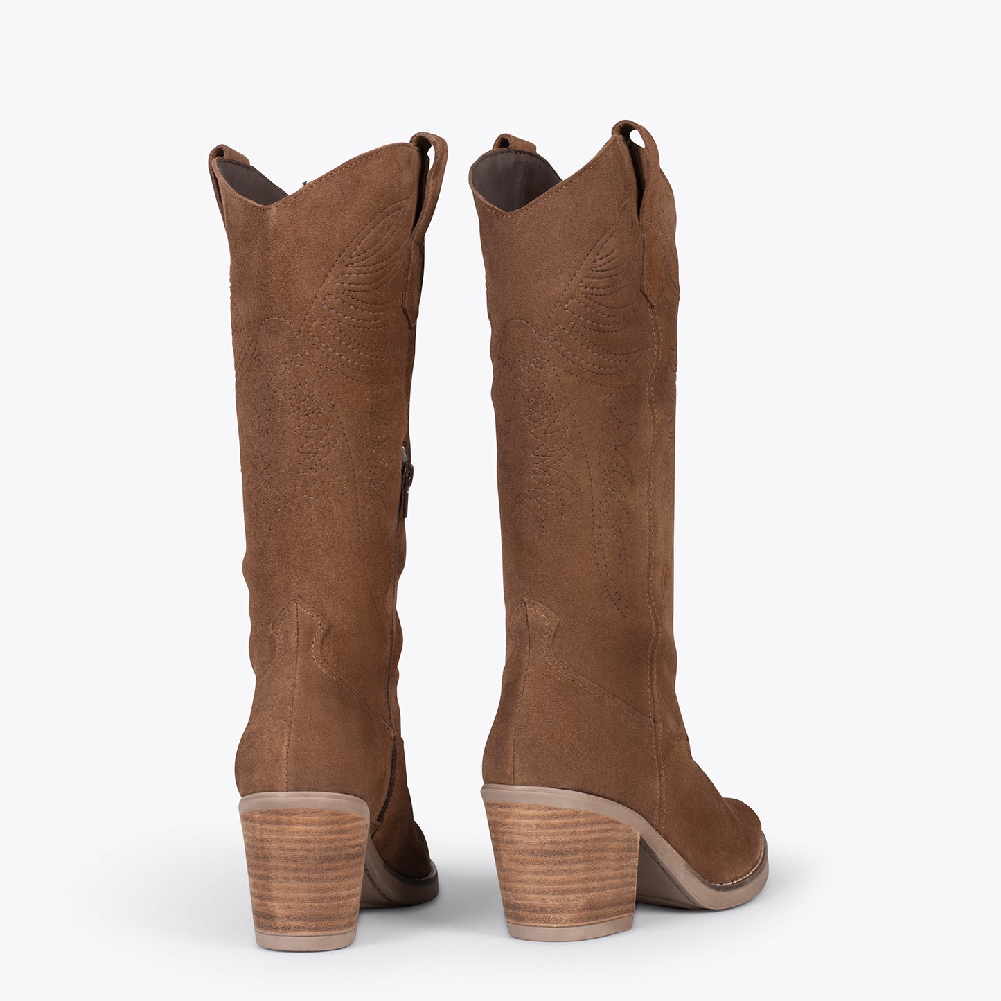 DALLAS – Botas cowboy altas MARRÓN