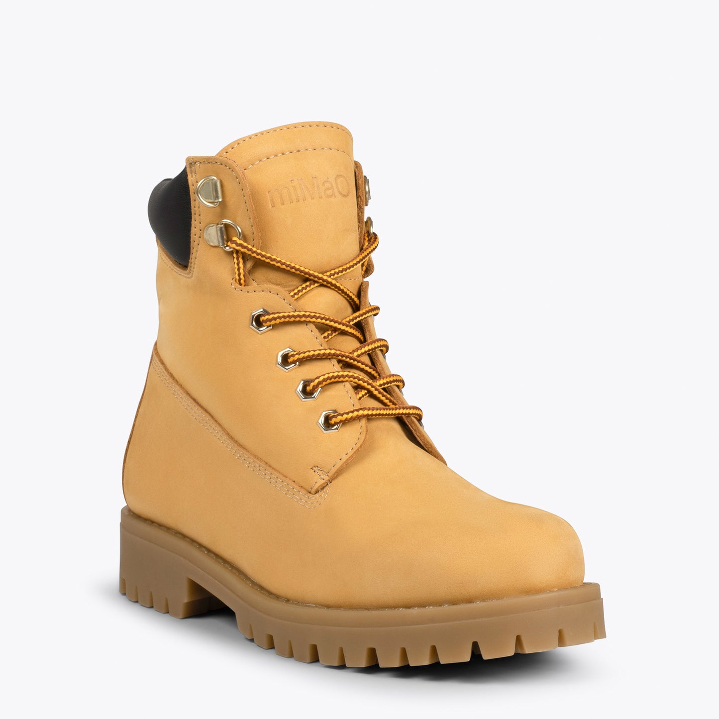 AVIADOR – Botas de caminhada femininas em nobuck OCRE 