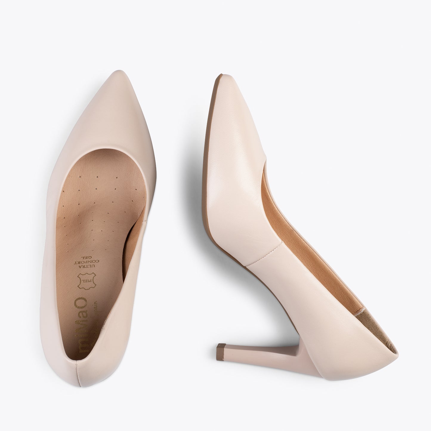 GLAM – Zapatos elegantes de tacón alto NUDE