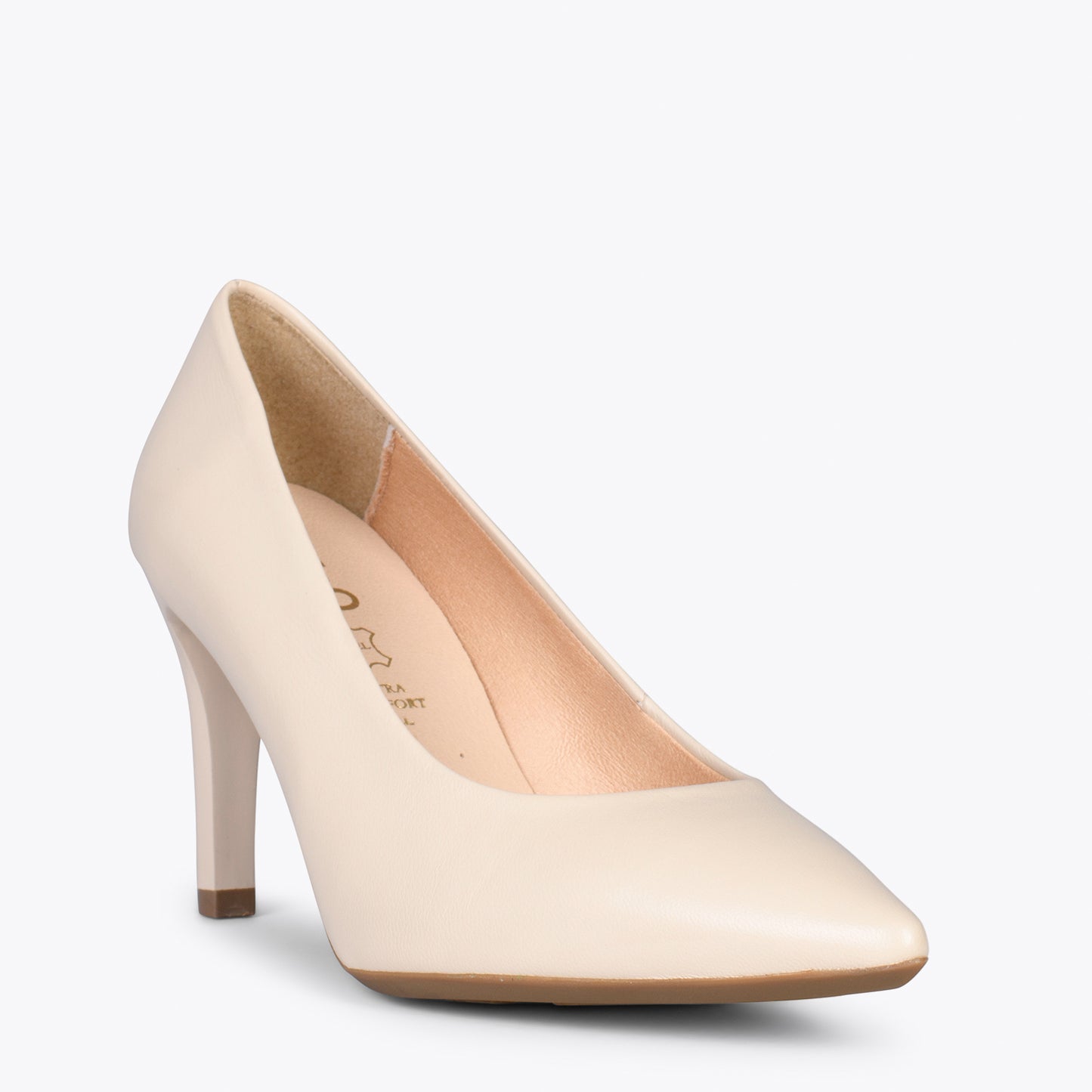 GLAM – Zapatos elegantes de tacón alto BEIGE