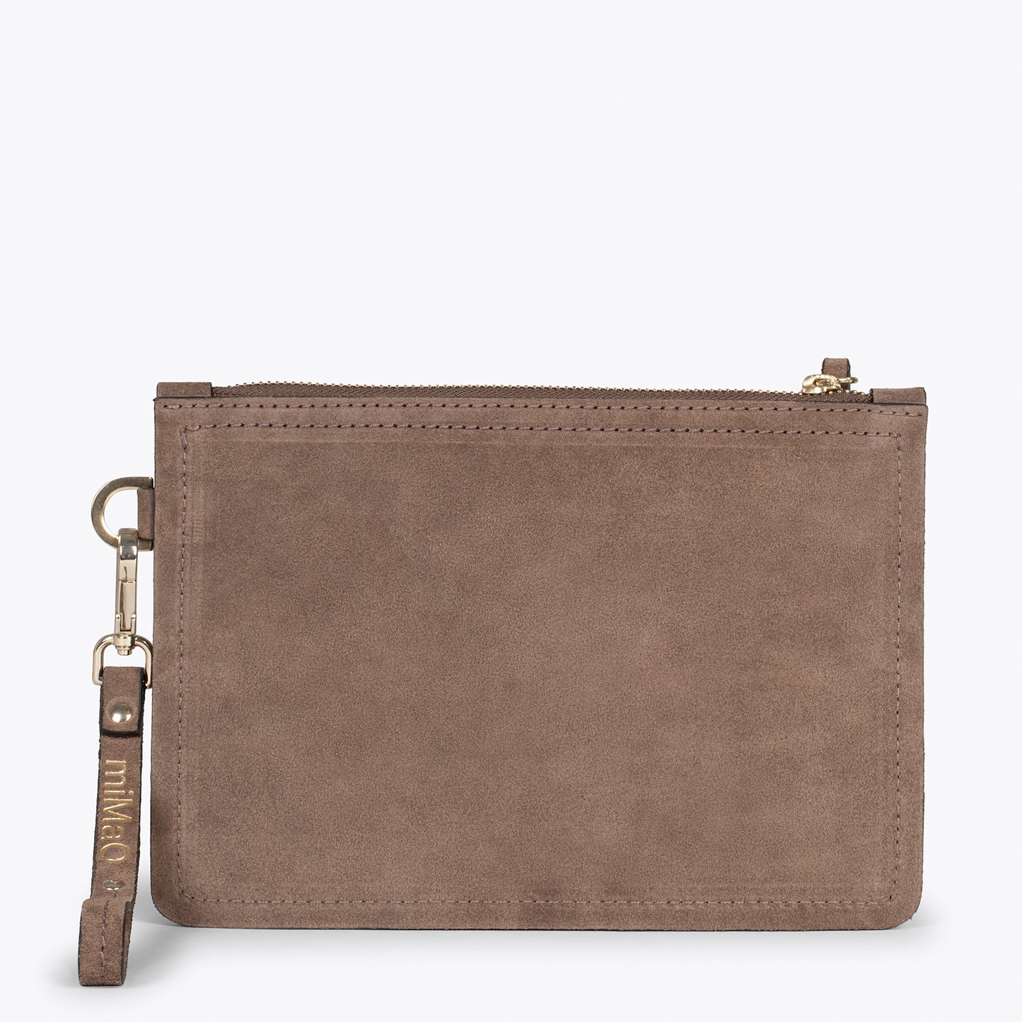 URBAN - Pochette en cuir TAUPE 