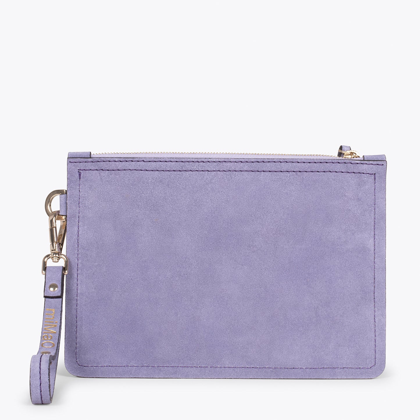 URBAN - Bolsa clutch de couro LILAC 