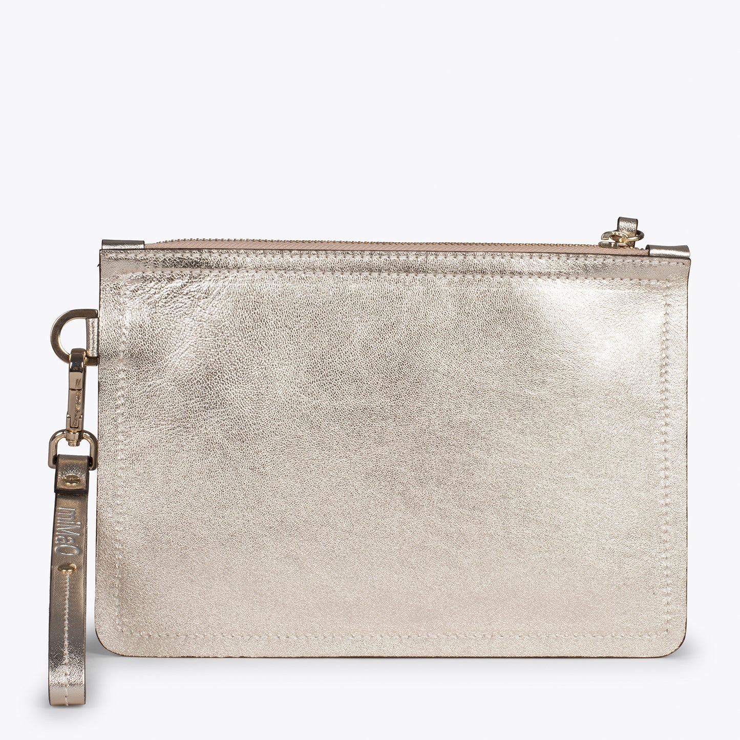 URBAN - Bolso de piel tipo clutch DORADO