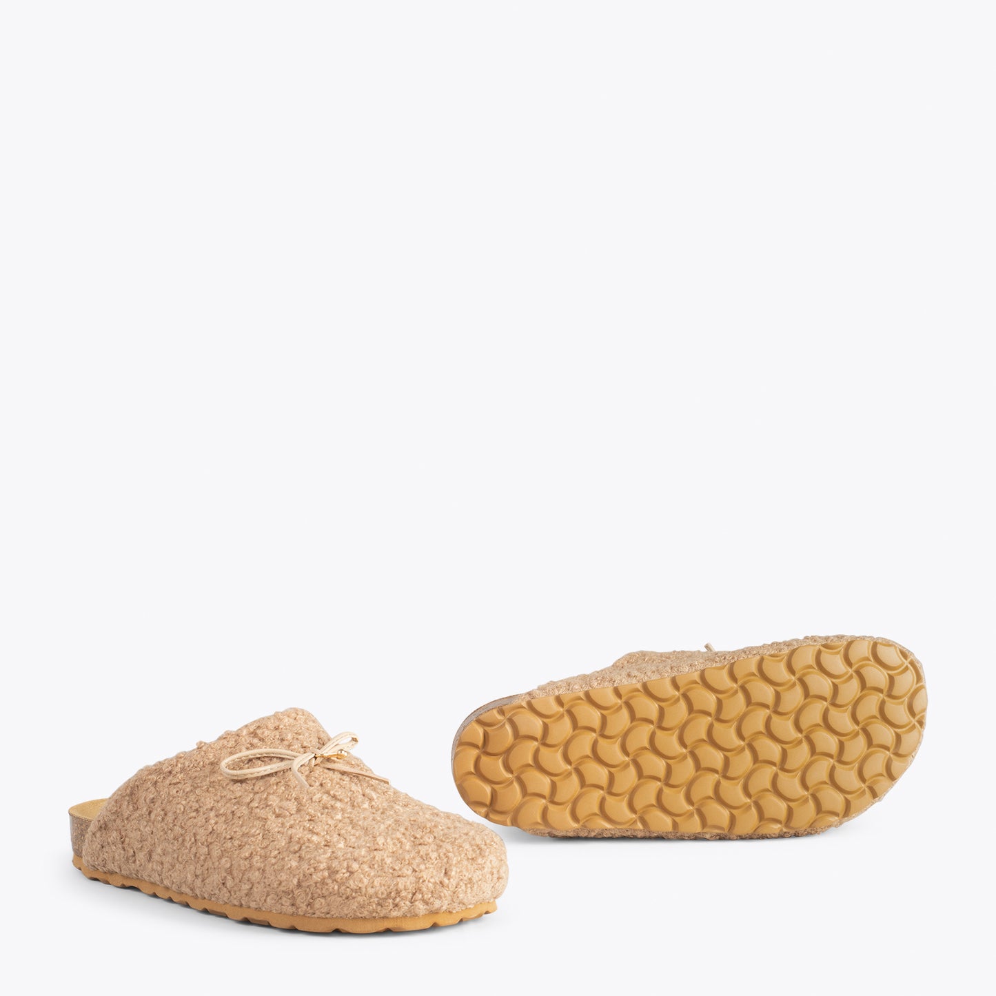 SWEET DREAMS – Chaussons d'intérieur avec nœud CAMEL 