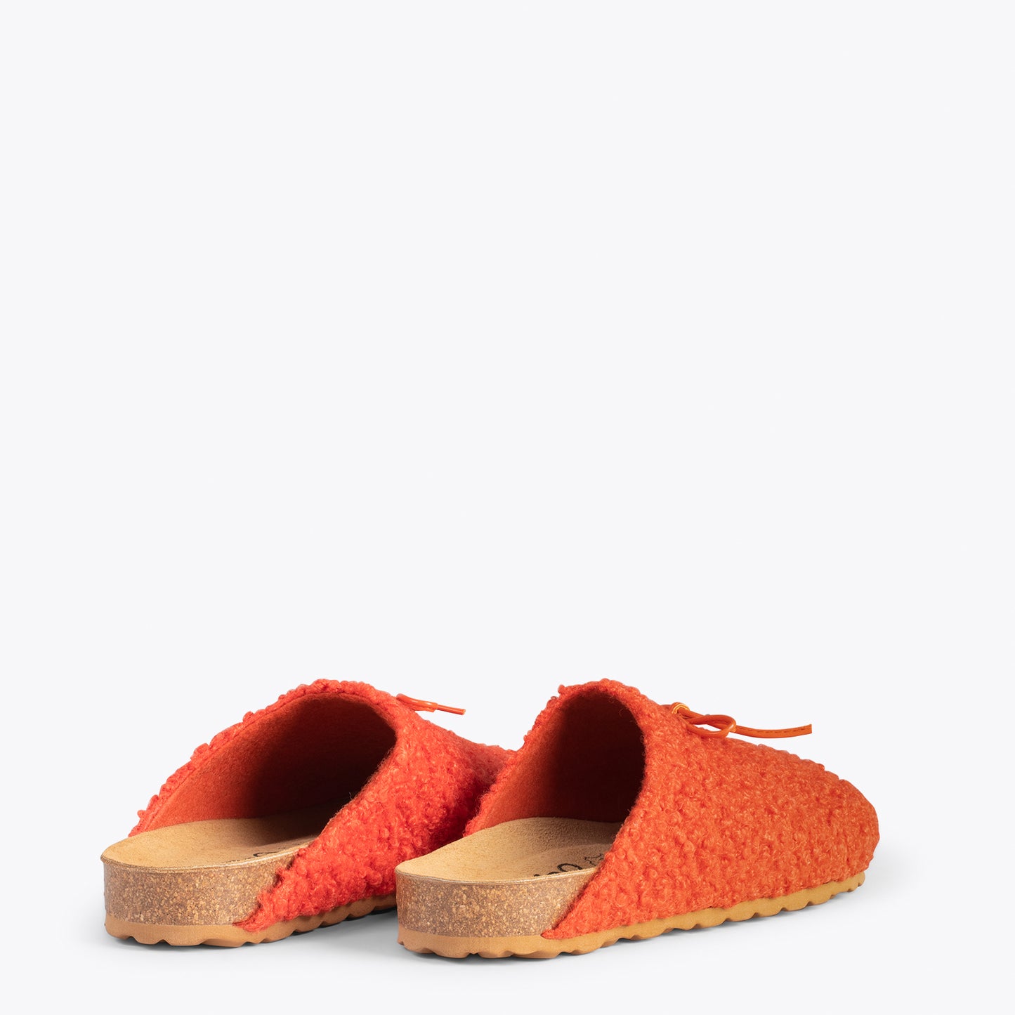 SWEET DREAMS – Chaussons d'intérieur avec nœud ORANGE 