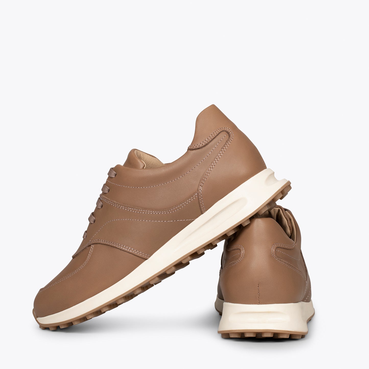 YORK Zapatillas de vestir para hombre TAUPE