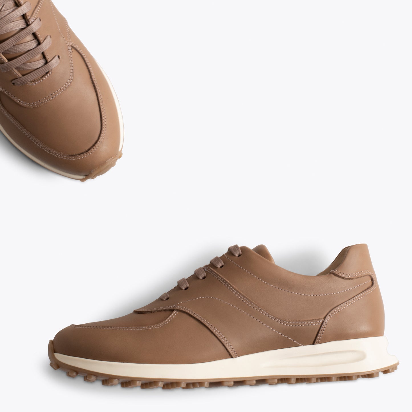 YORK Zapatillas de vestir para hombre TAUPE