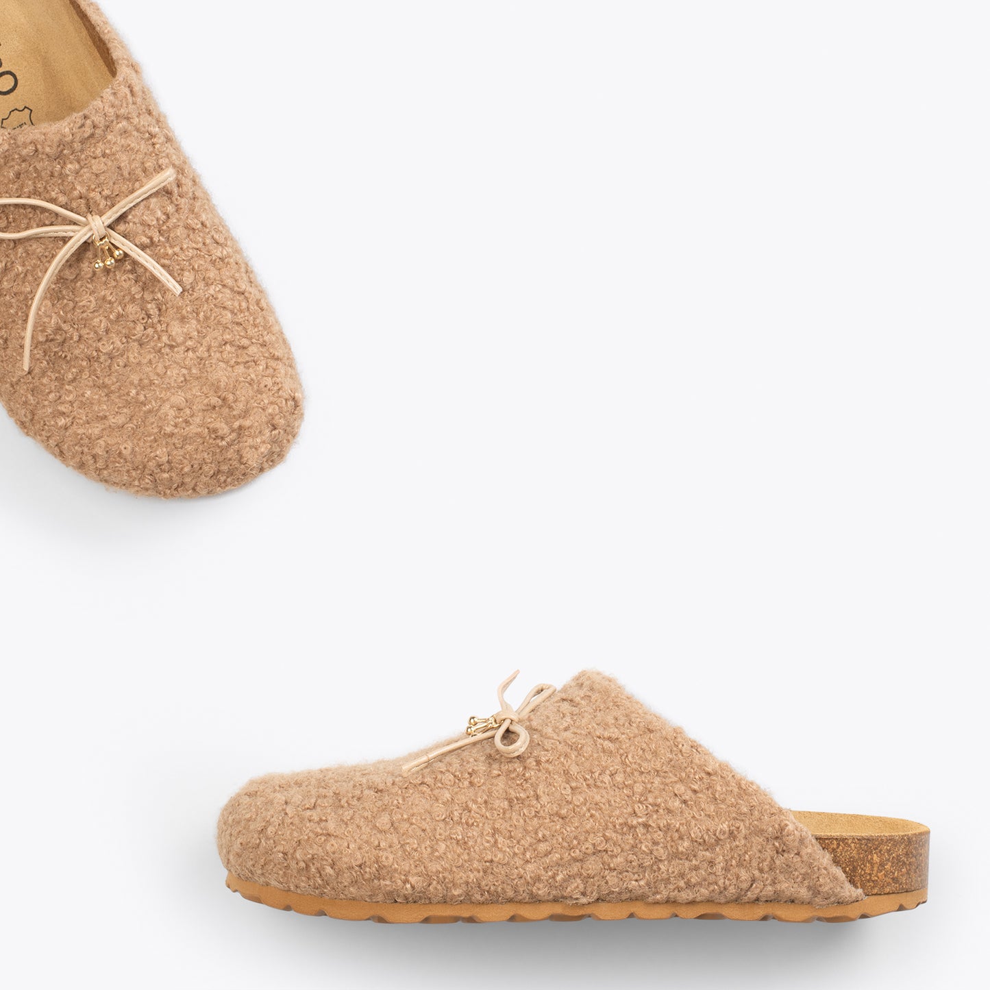 SWEET DREAMS – Chaussons d'intérieur avec nœud CAMEL 