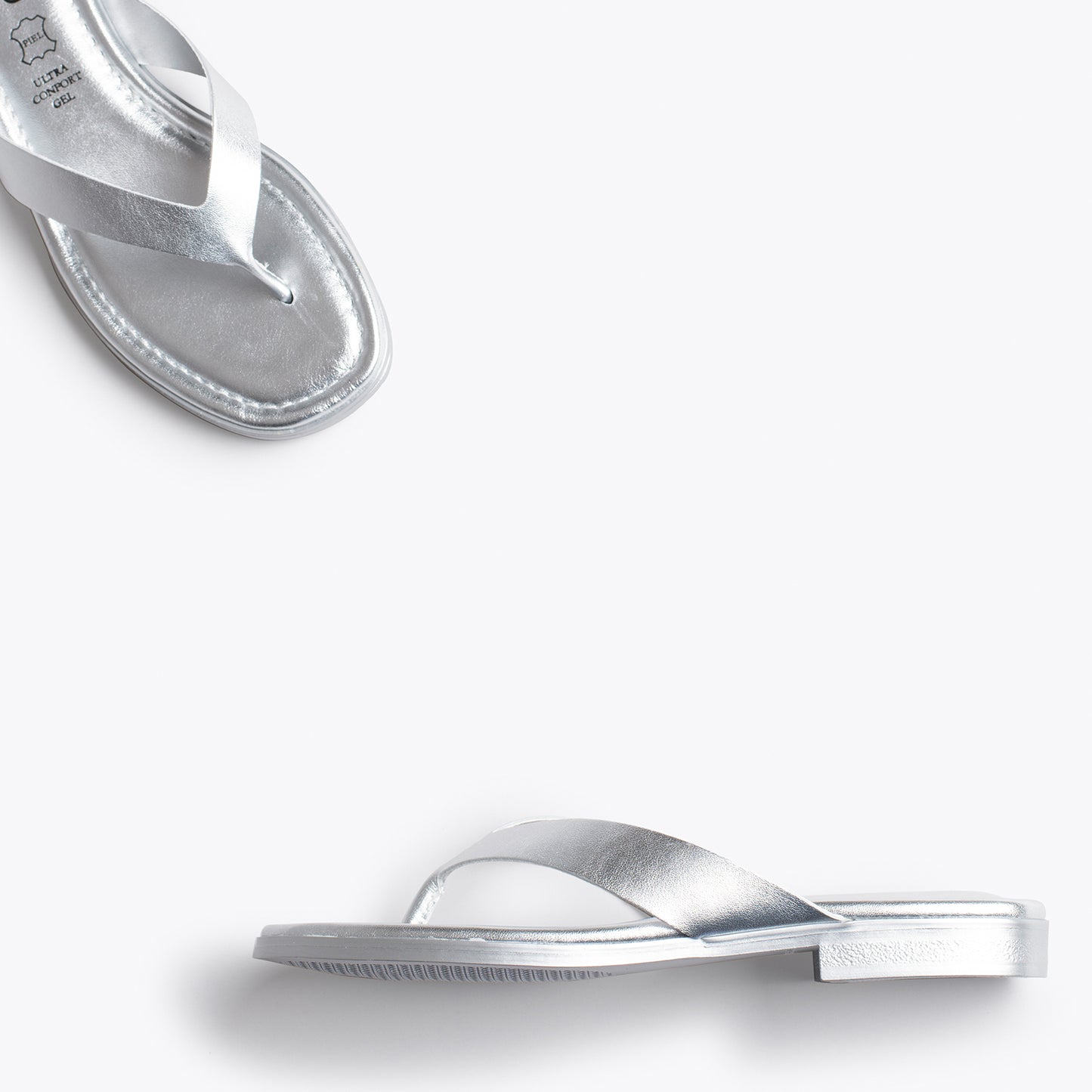 FLIP FLOP SILVER sandales doigt plat 