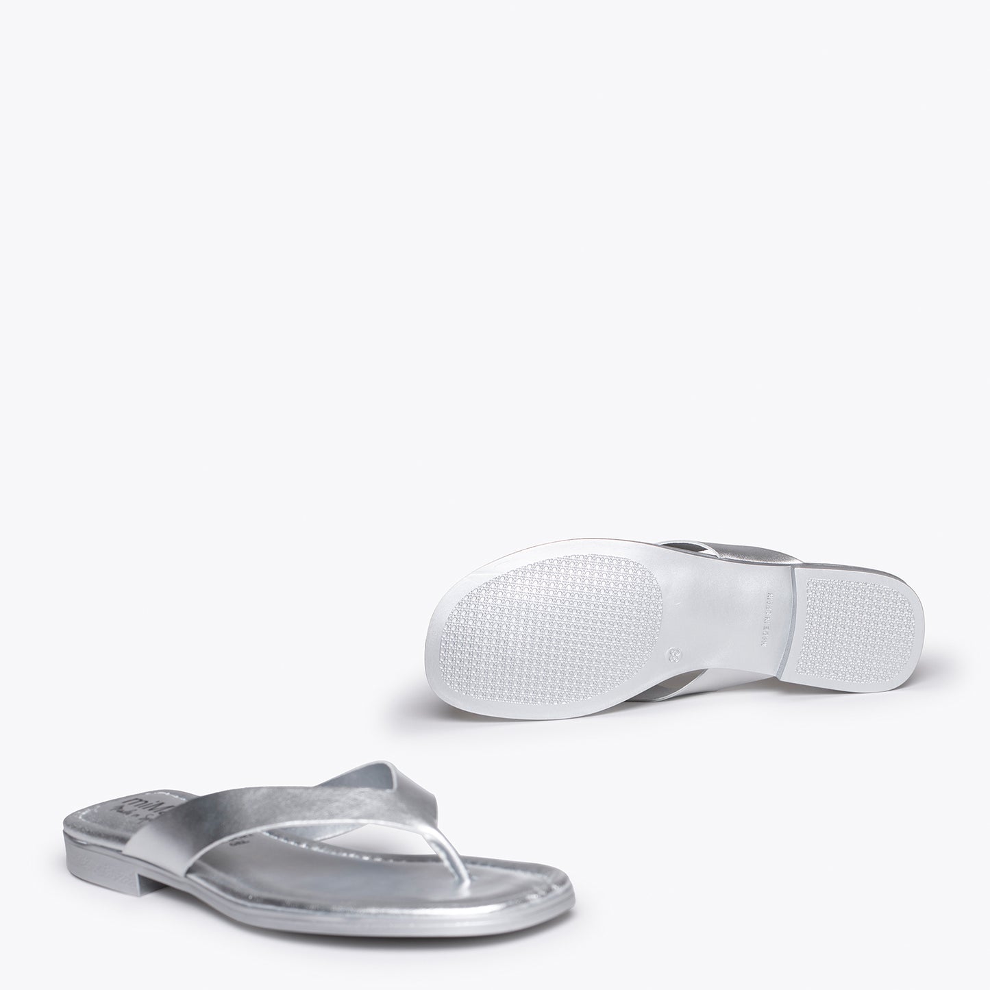 FLIP FLOP SILVER sandales doigt plat 