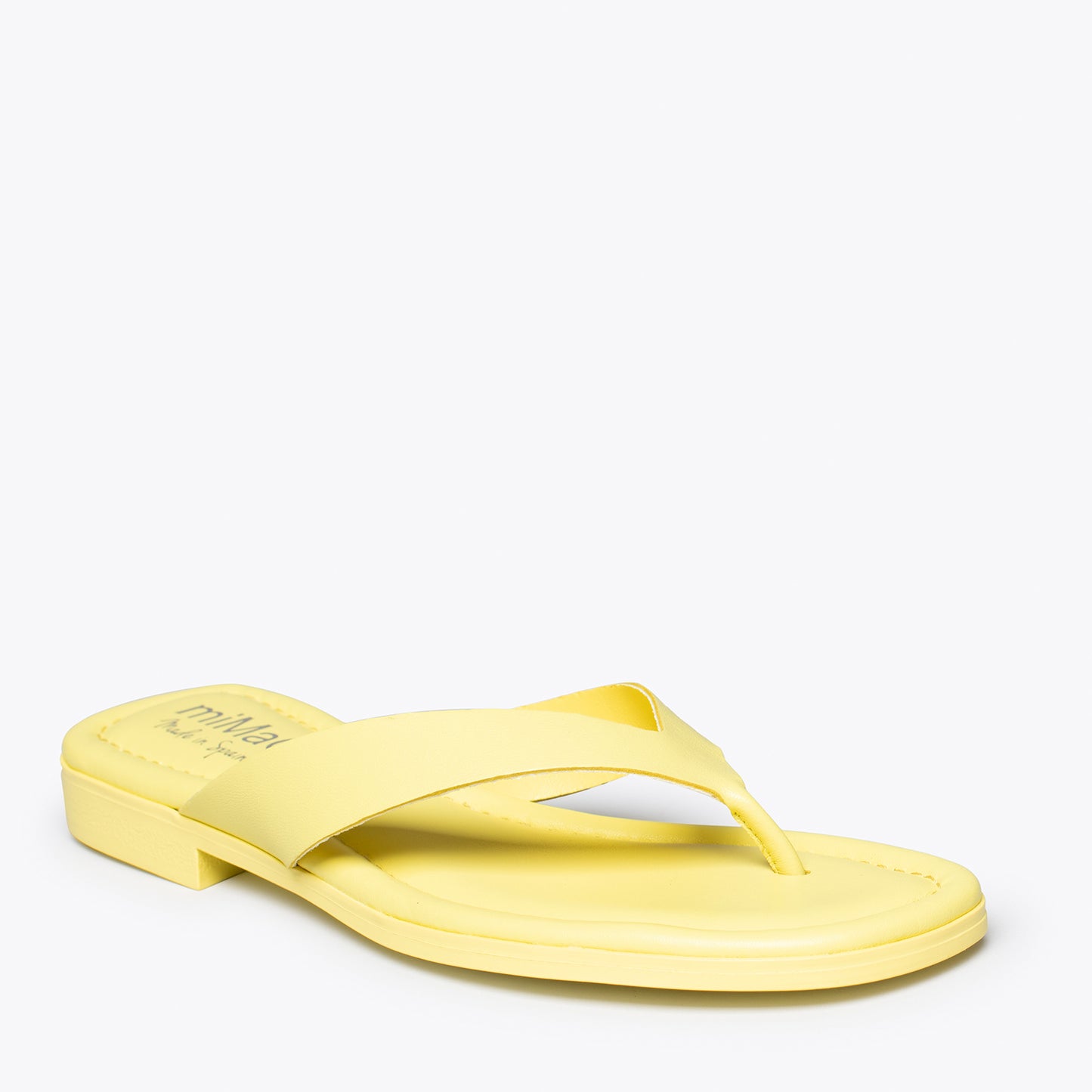 FLIP FLOP Sandalias de dedo planas AMARILLAS