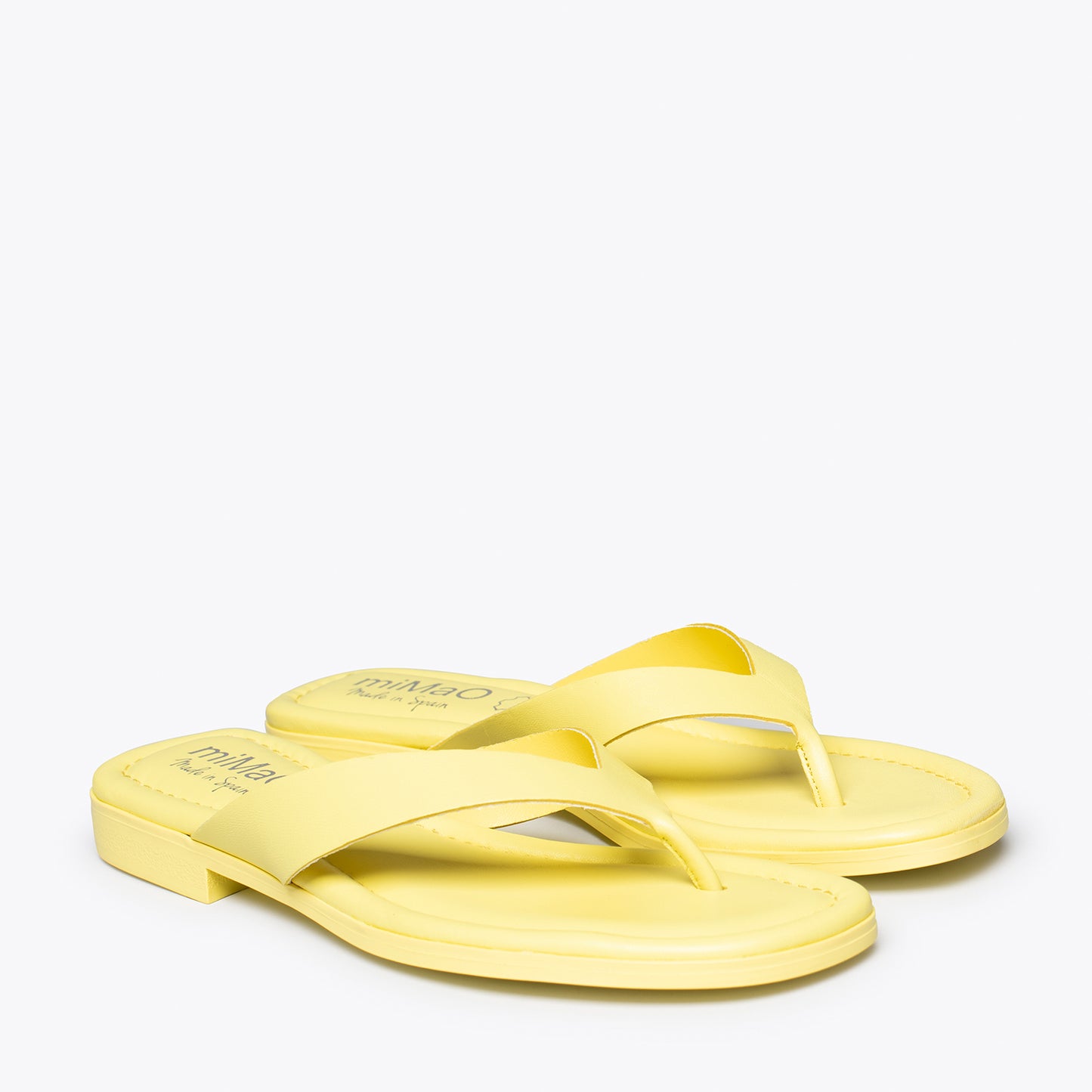 FLIP FLOP Sandalias de dedo planas AMARILLAS