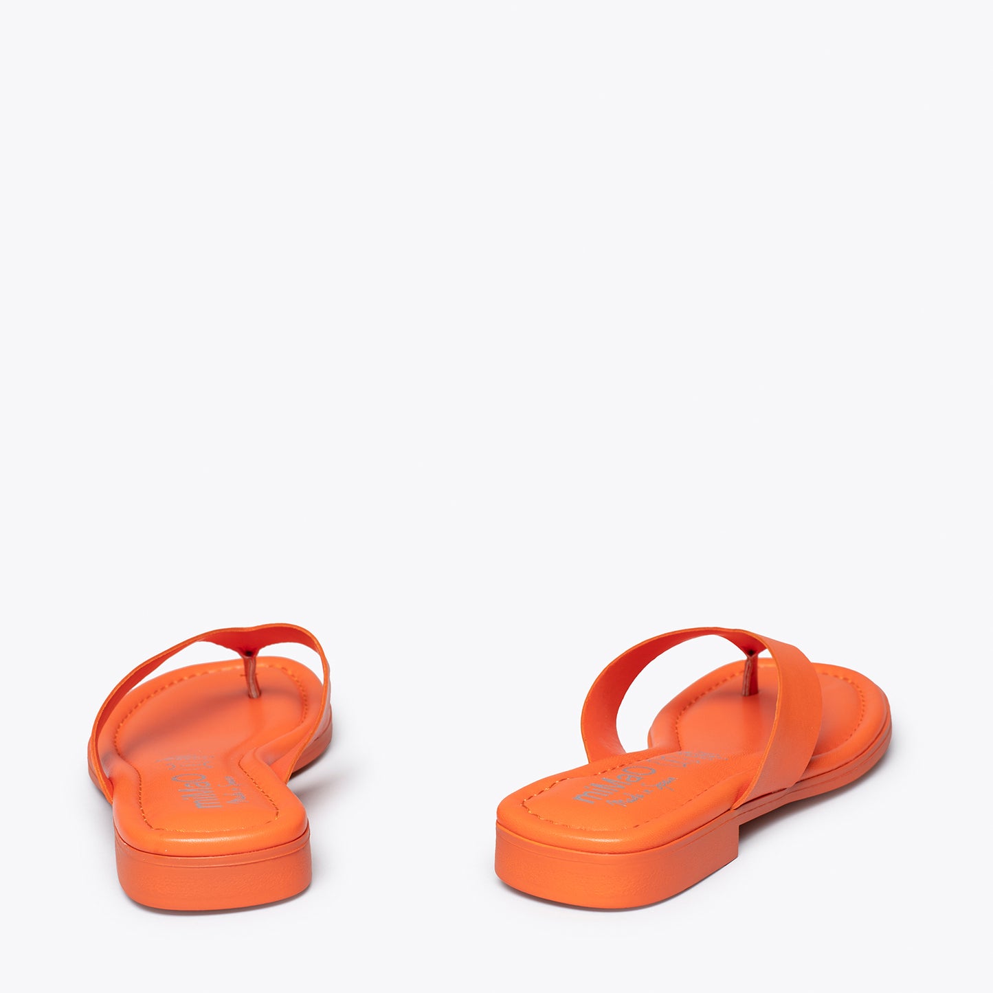 FLIP FLOP Sandalias de dedo planas NARANJAS