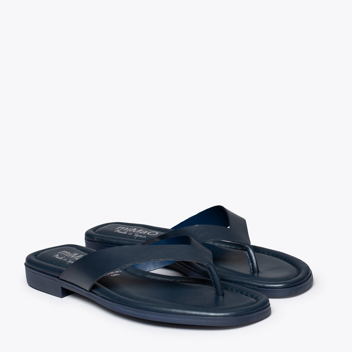 FLIP FLOP Sandales doigts plats BLEU MARINE 