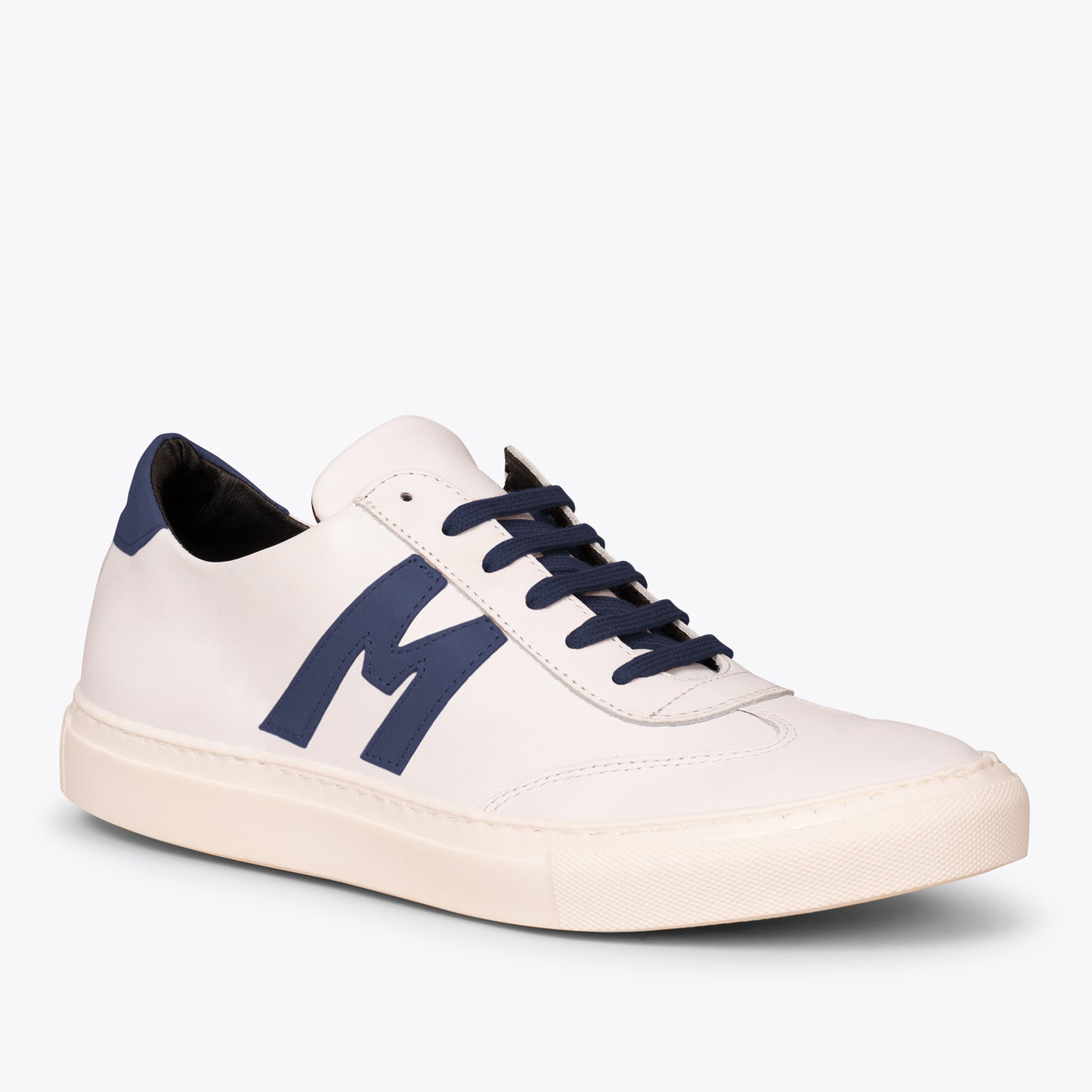 MÓNACO Zapatillas casual de hombre con logo en AZUL