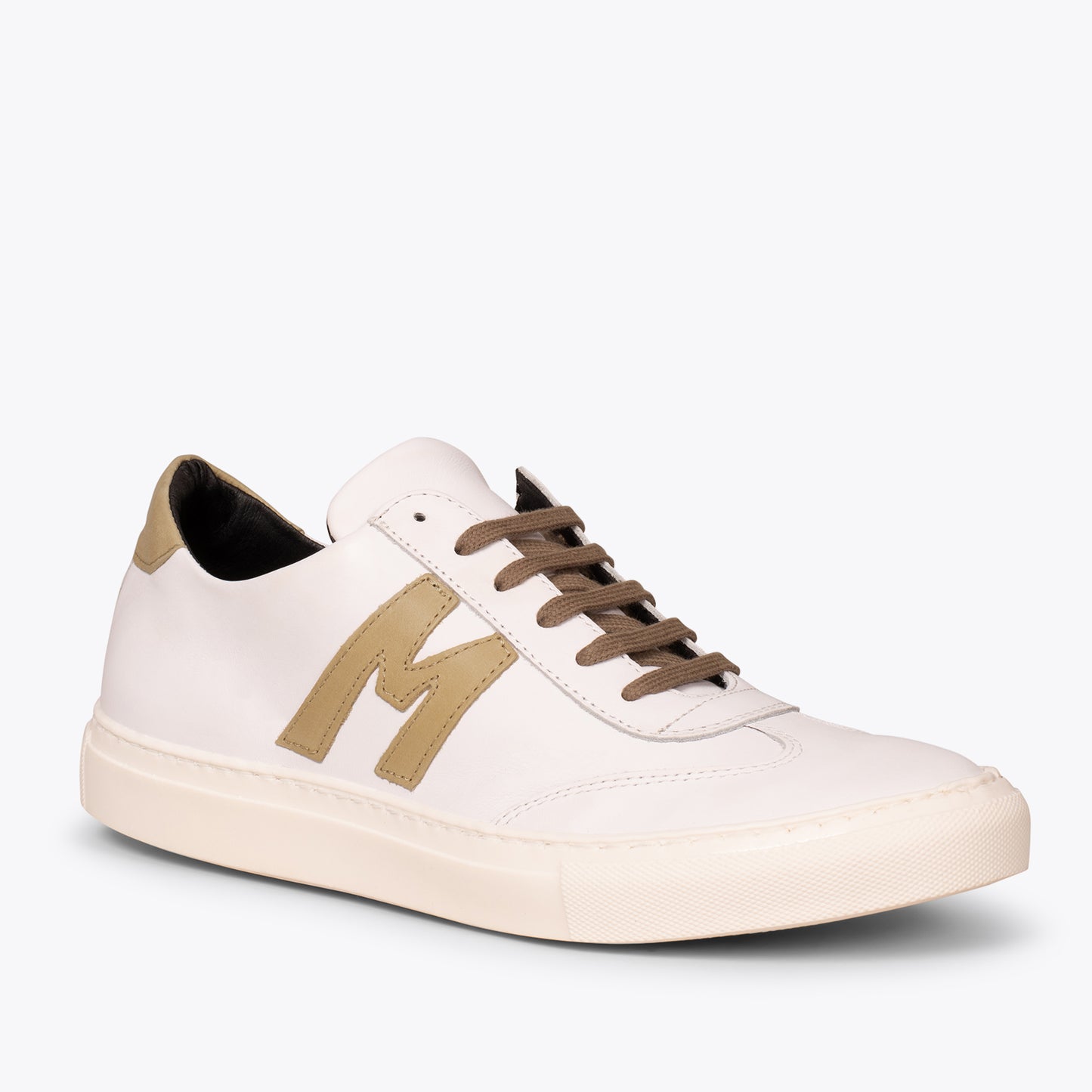 MÓNACO Zapatillas casual de hombre con logo en TAUPE