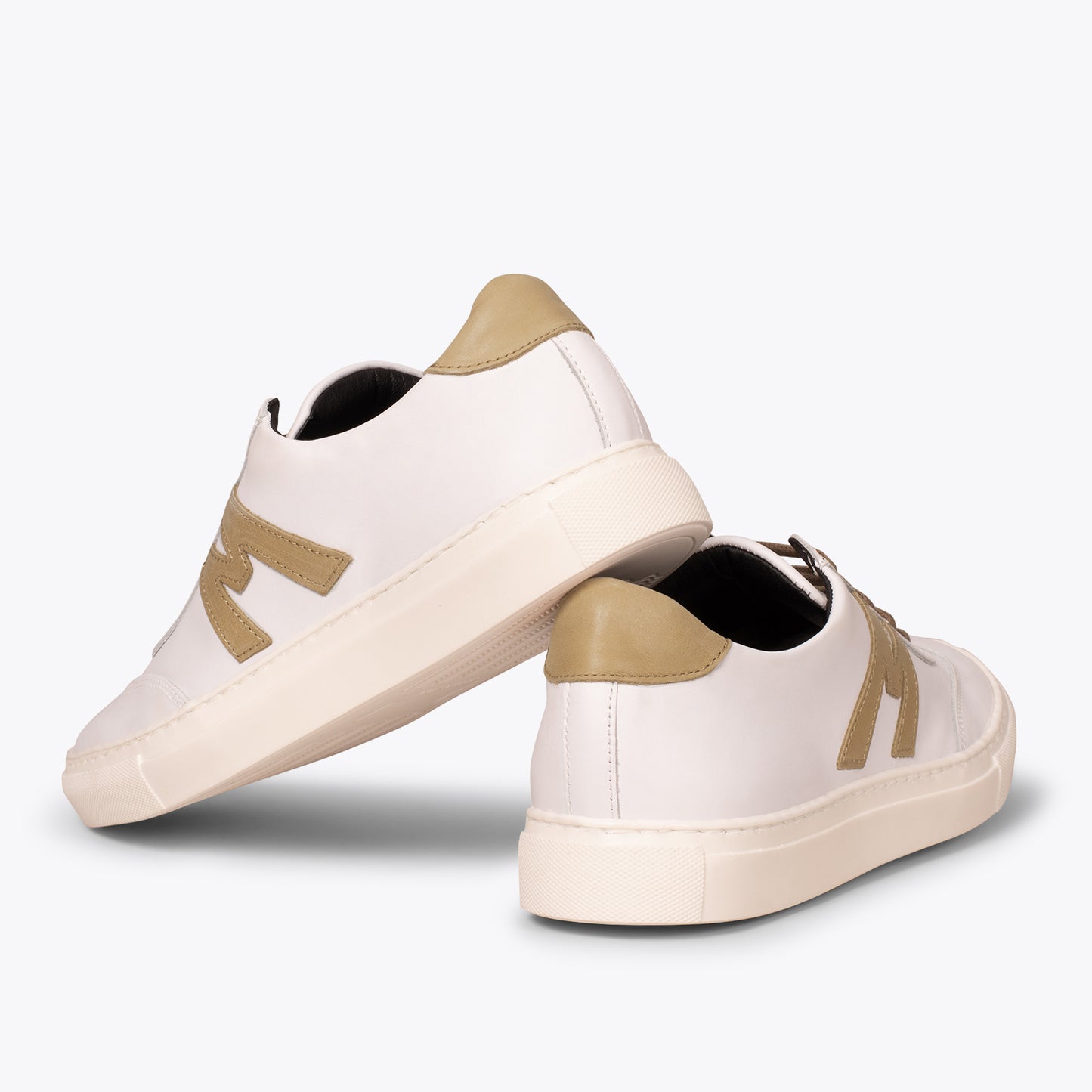 MÓNACO Zapatillas casual de hombre con logo en TAUPE