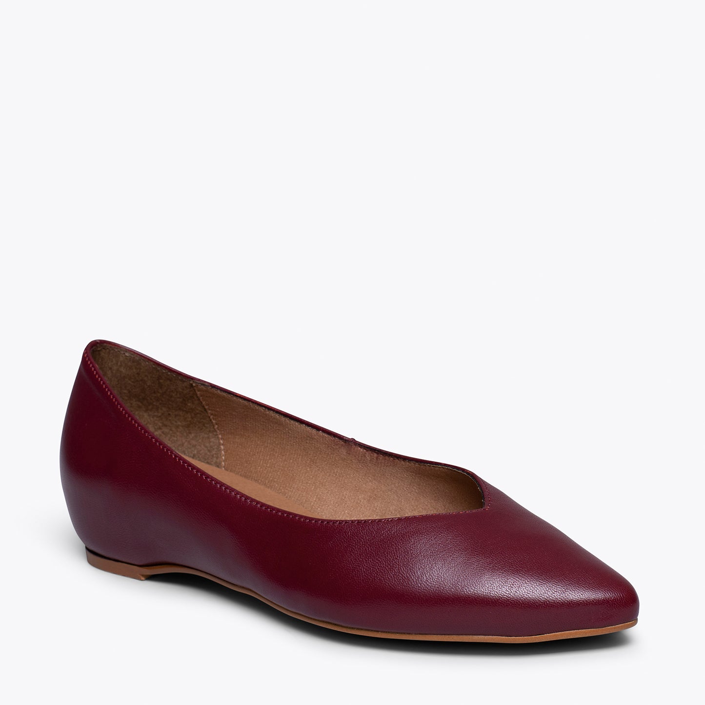 Chaussures URBAN WEDGE BURGUNDY avec cale interne 