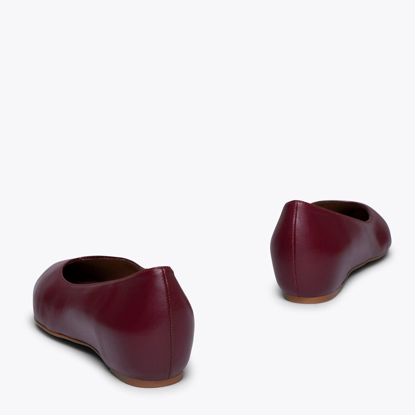 Chaussures URBAN WEDGE BURGUNDY avec cale interne 