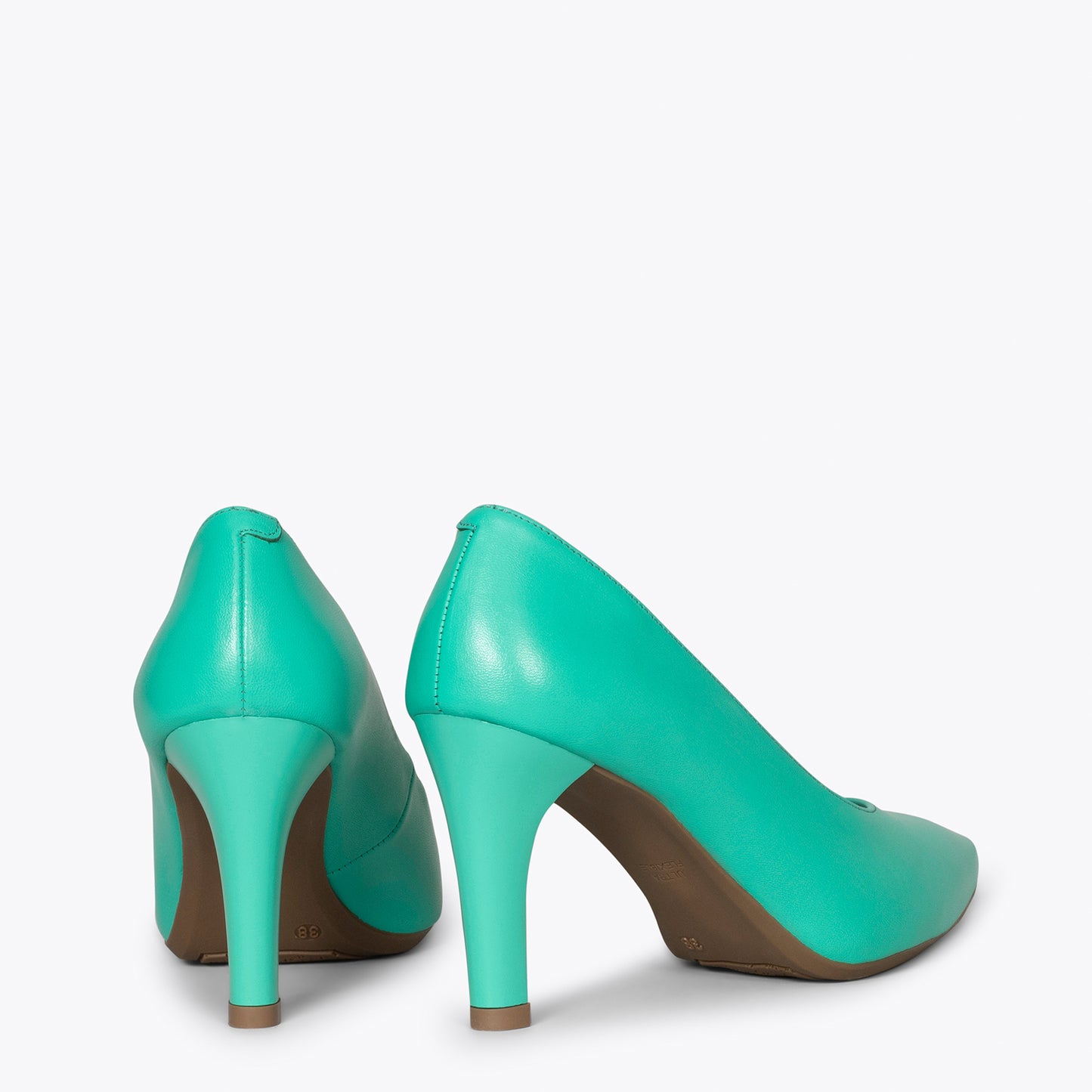 GLAM Chaussures élégantes à talons hauts VERT D'EAU 