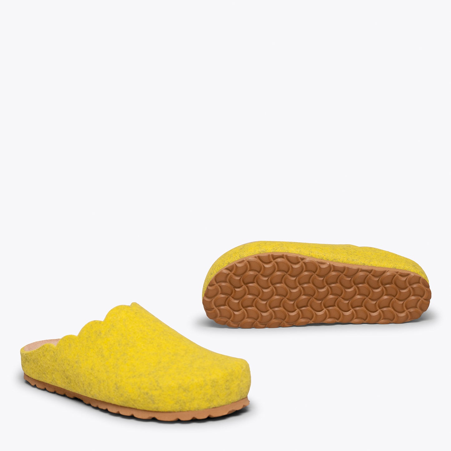 SWEET HOME Chausson JAUNE pour femme 