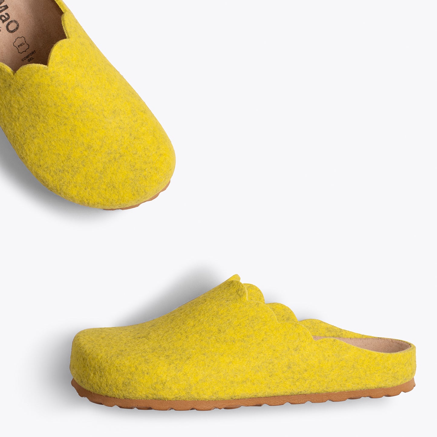 SWEET HOME Zapatilla de casa AMARILLO de mujer