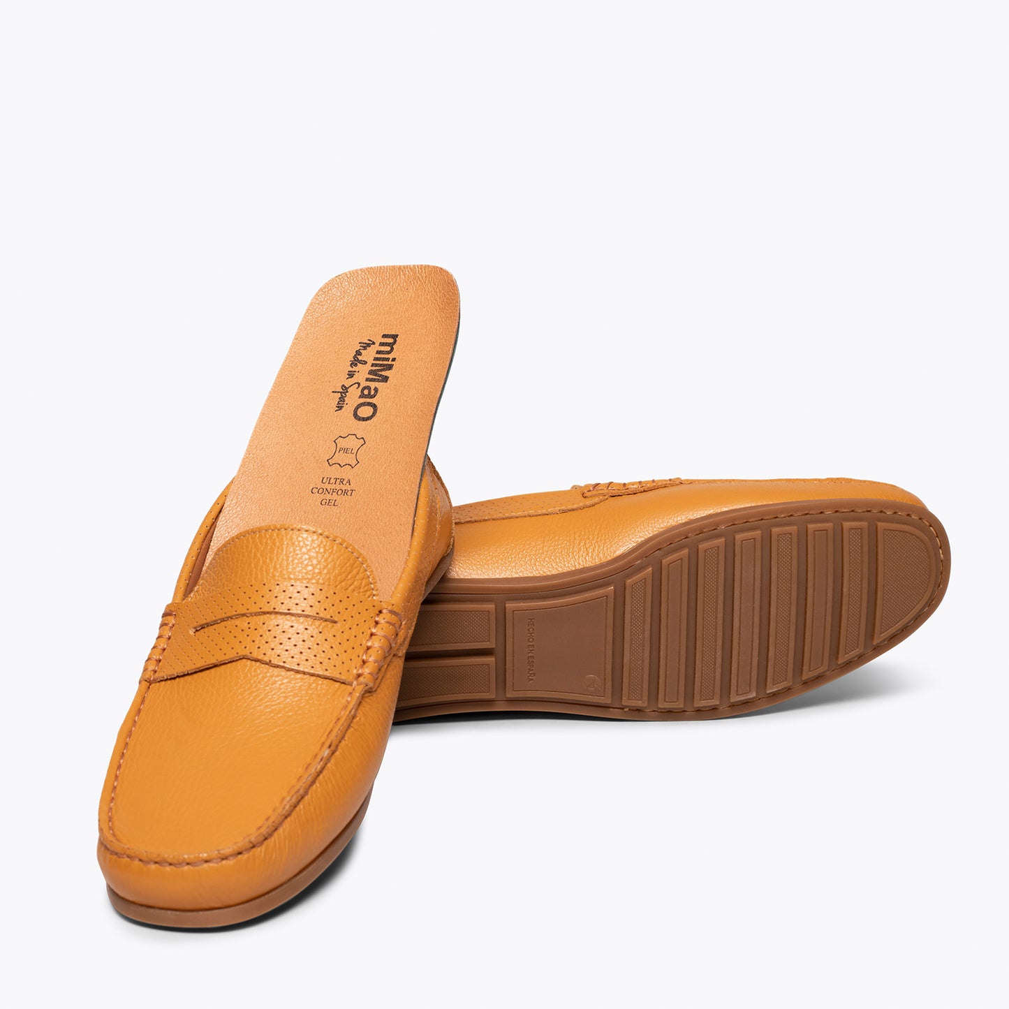 MOCASÍN Calzado casual para hombre de piel CAMEL