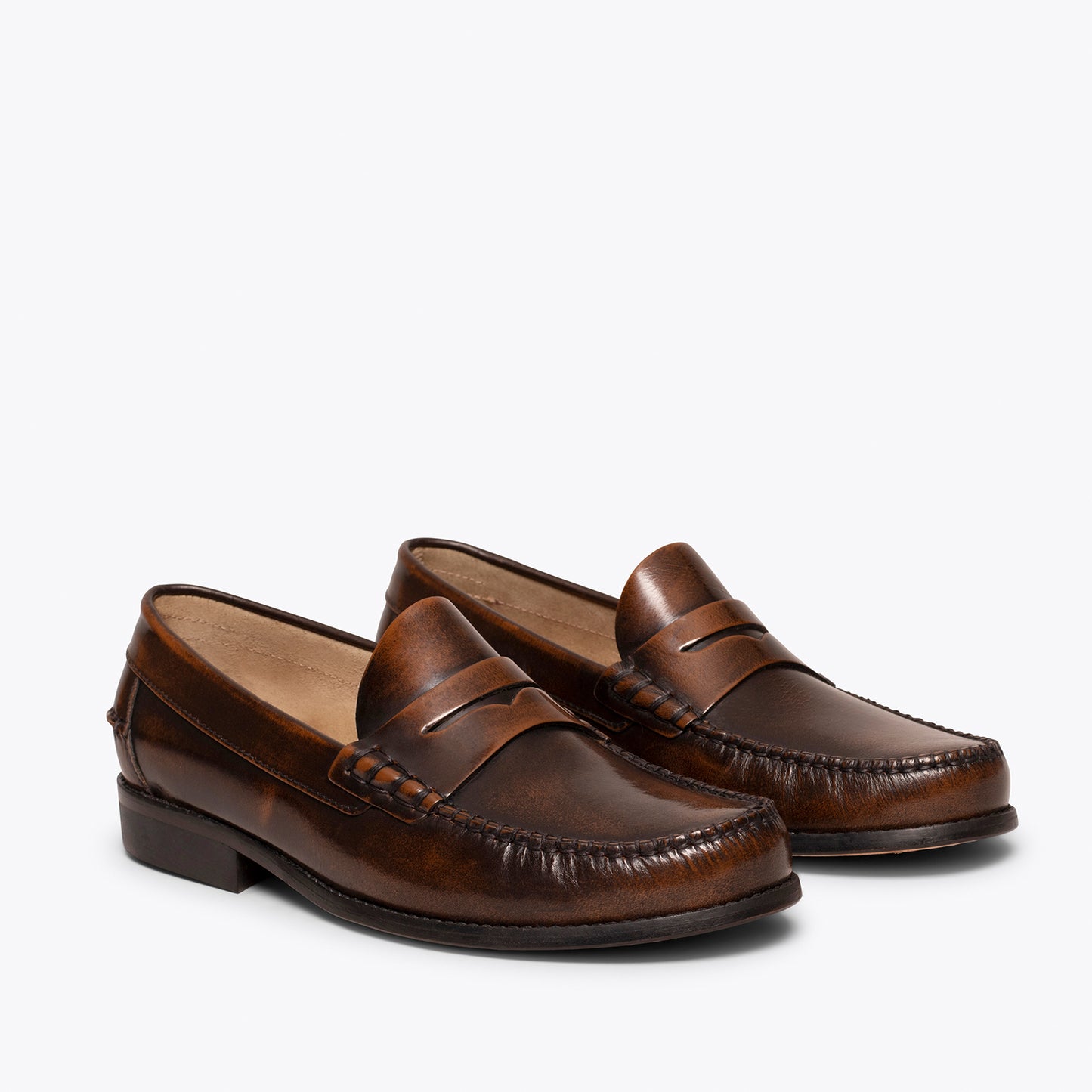 CASTELLANO BROWN Sapato castelhano para homem couro Florentic 