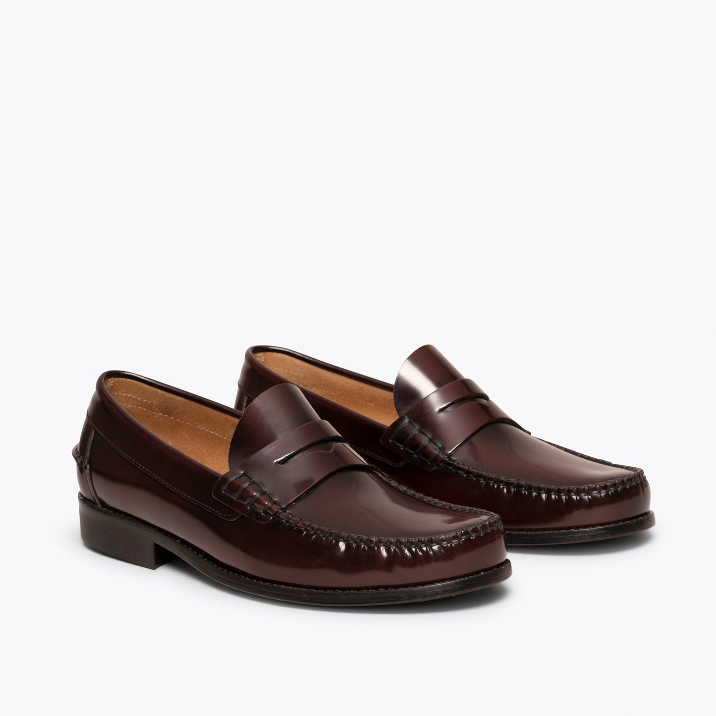 CASTELLANO BORDEAUX Sapato castelhano para homem Couro Florentic 