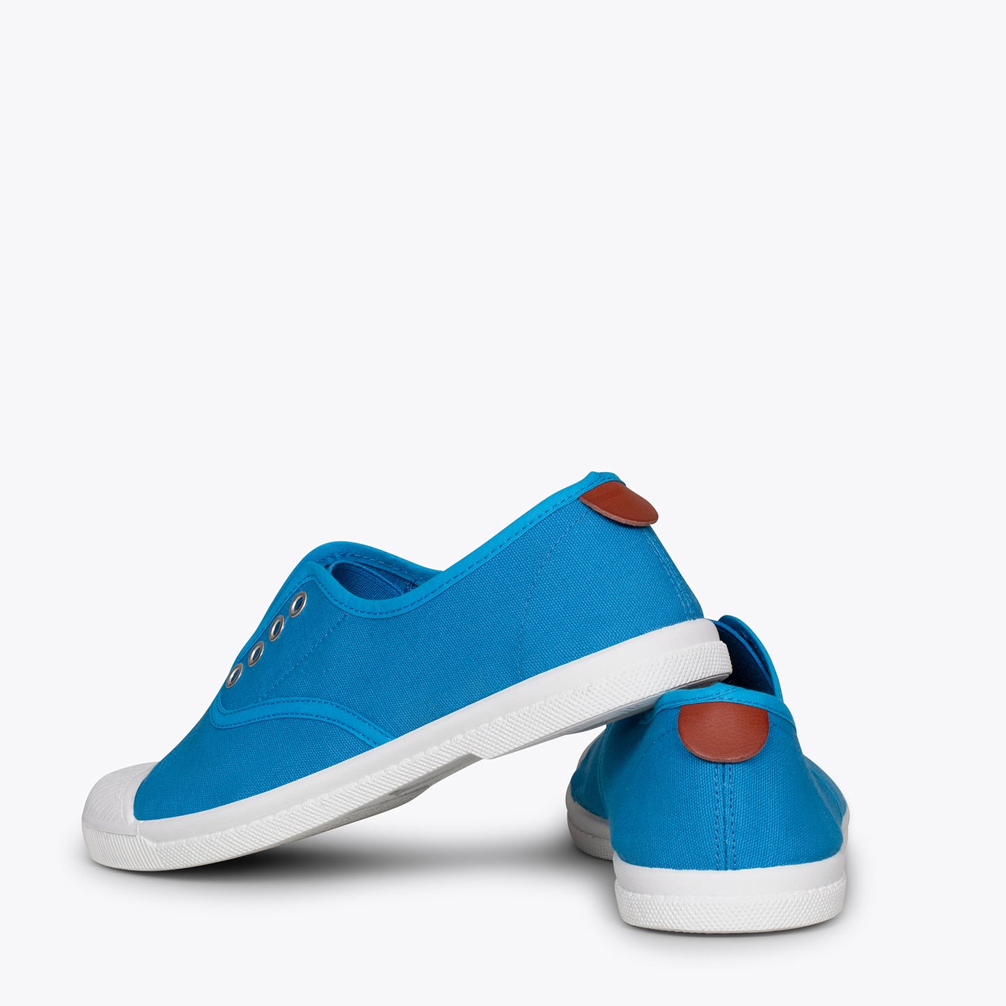 WAY Zapatillas sin cordones de lona AZUL