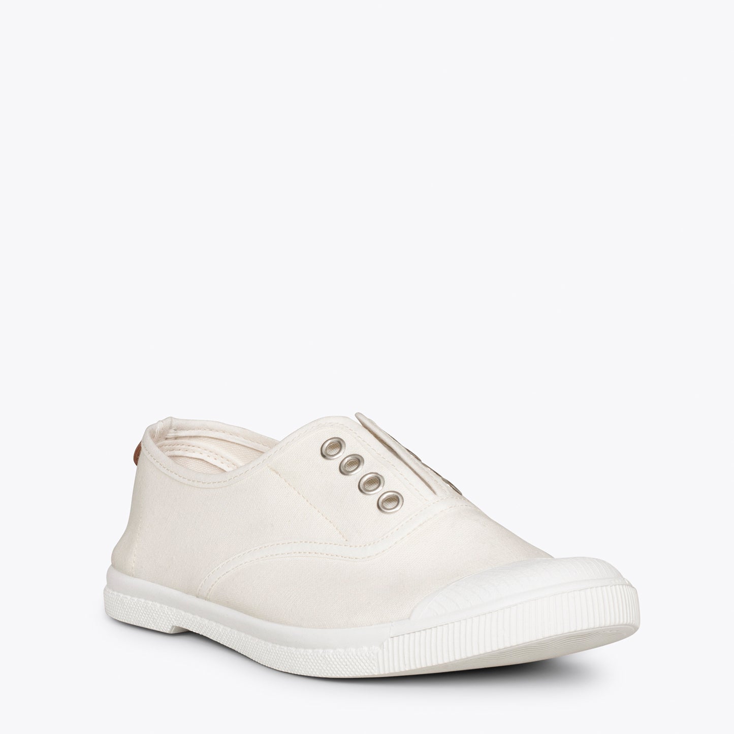 WAY Zapatillas sin cordones de lona BLANCA
