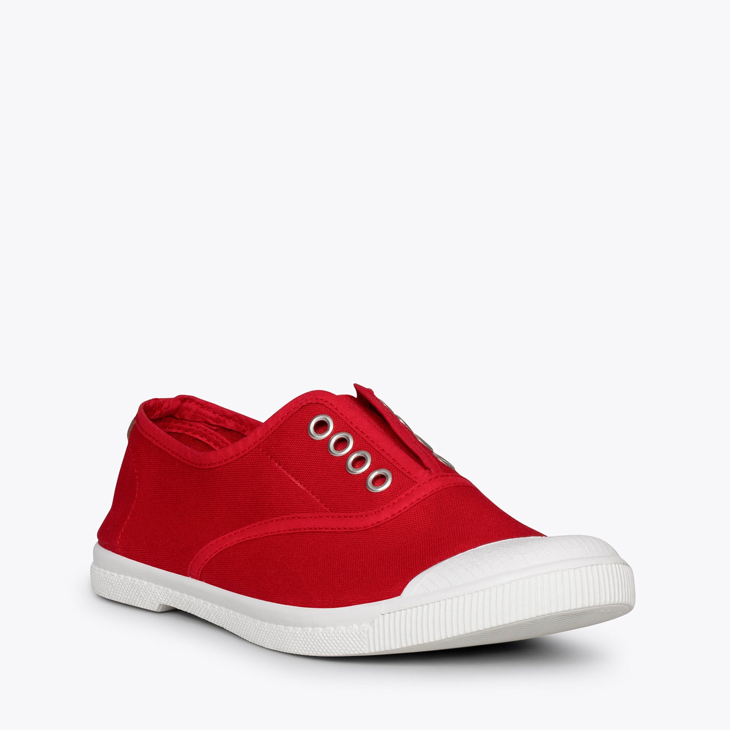 WAY Zapatillas sin cordones de lona ROJO