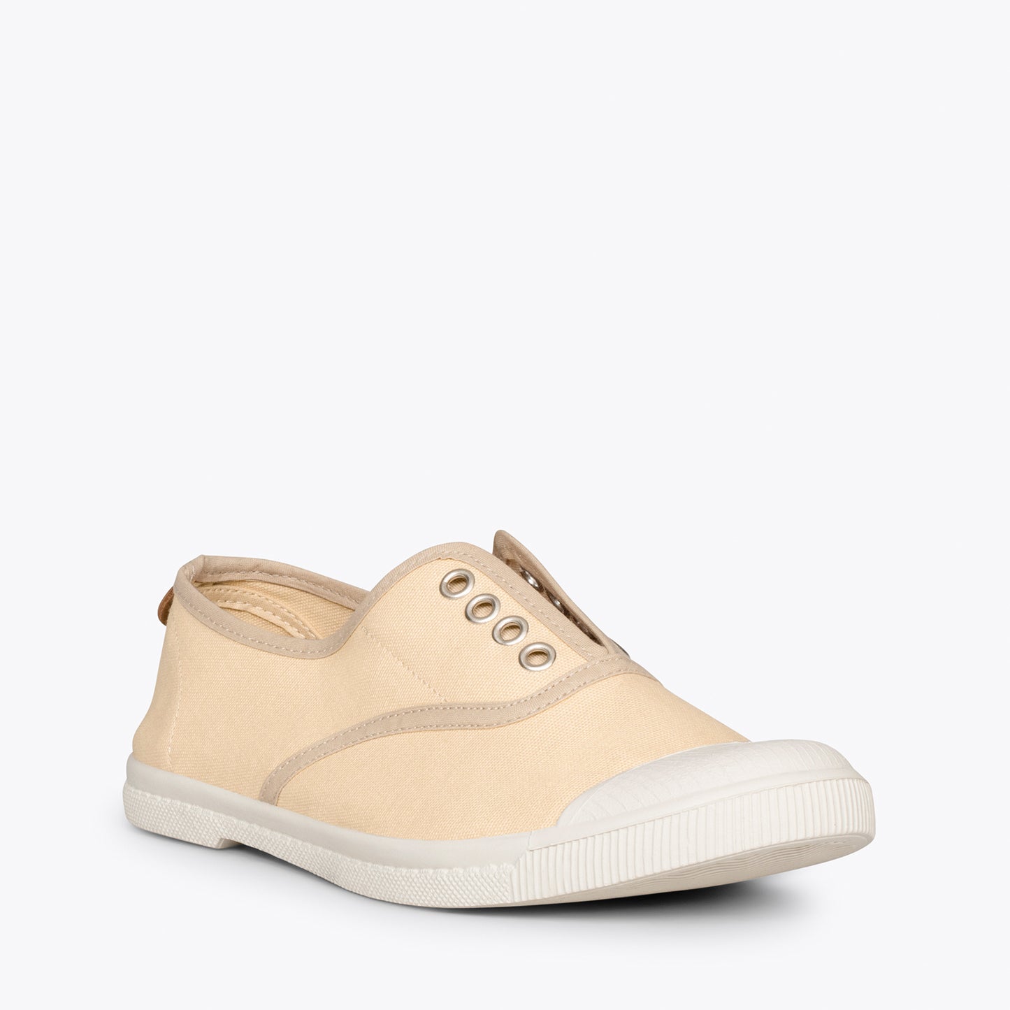 WAY Zapatillas sin cordones de lona BEIGE
