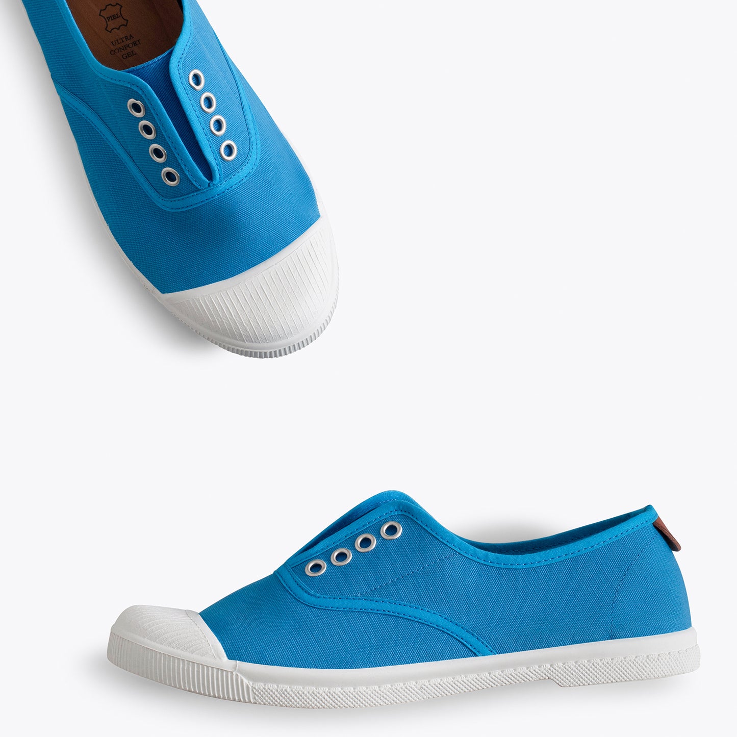 WAY Zapatillas sin cordones de lona AZUL