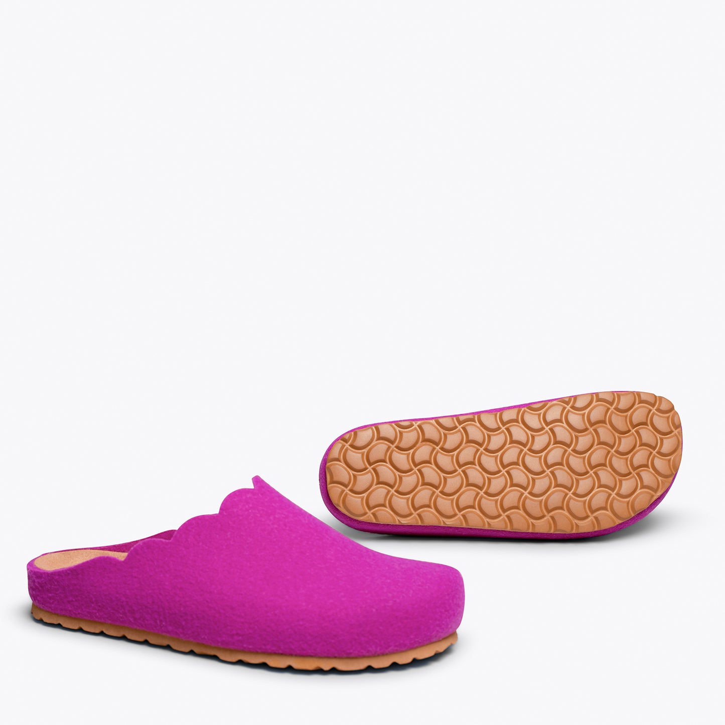 SWEET HOME - Chaussons femme FUCHSIA 