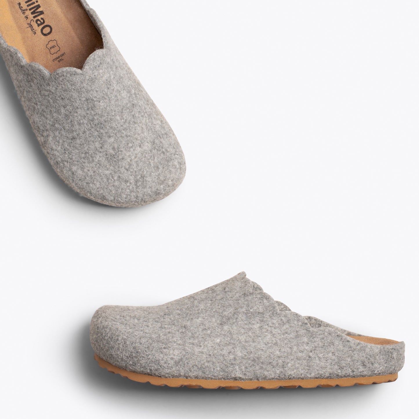 SWEET HOME - Chaussons femme GRIS CLAIR 